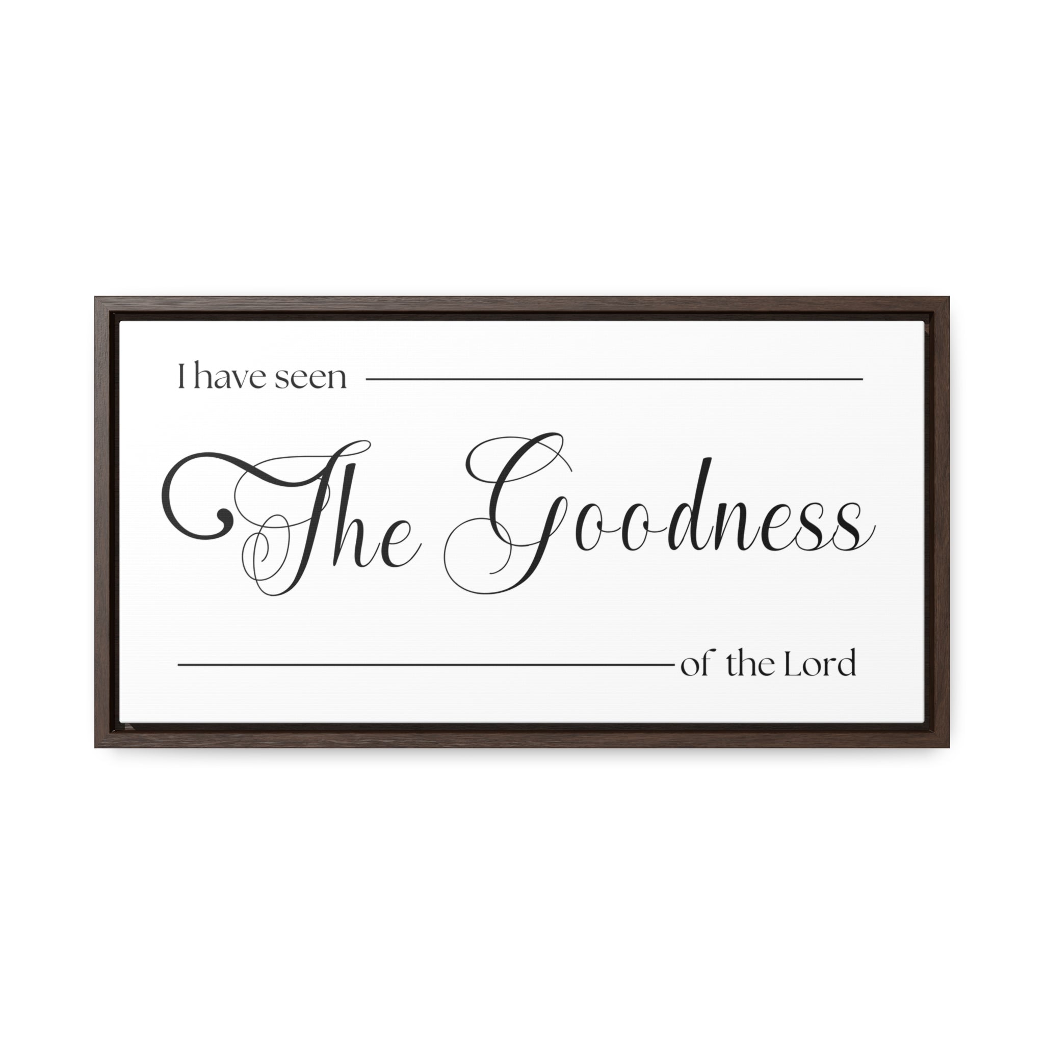 Goodness Of The Lord | Christian Wall Art