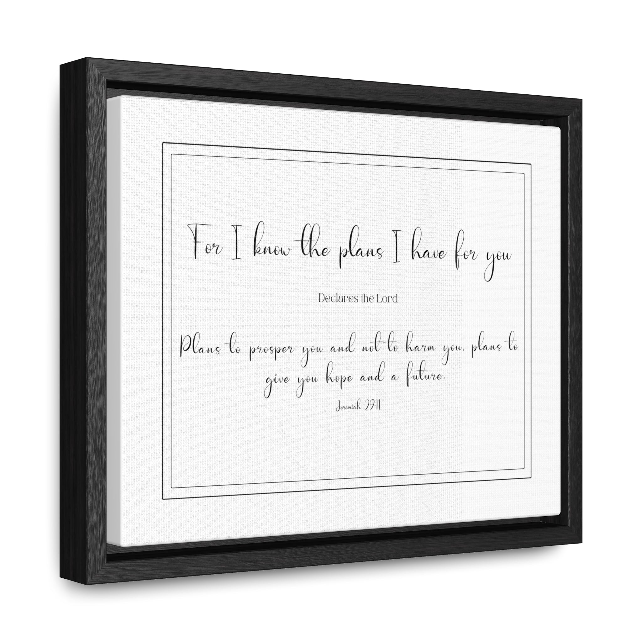 I Know The Plans I Have For You | Christian Wall Art