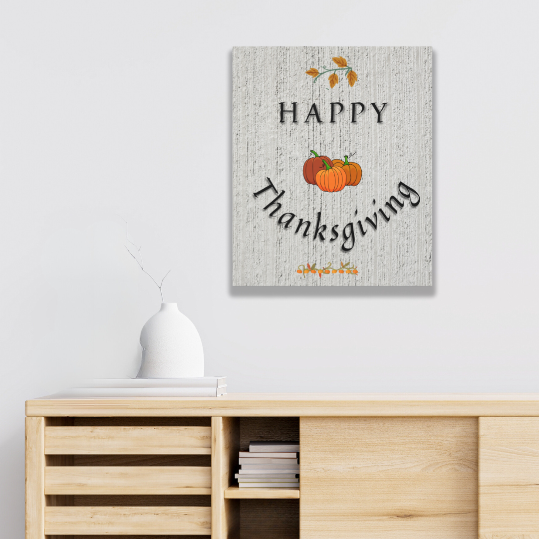 Give thanks with florals | Gratitude Wall Art