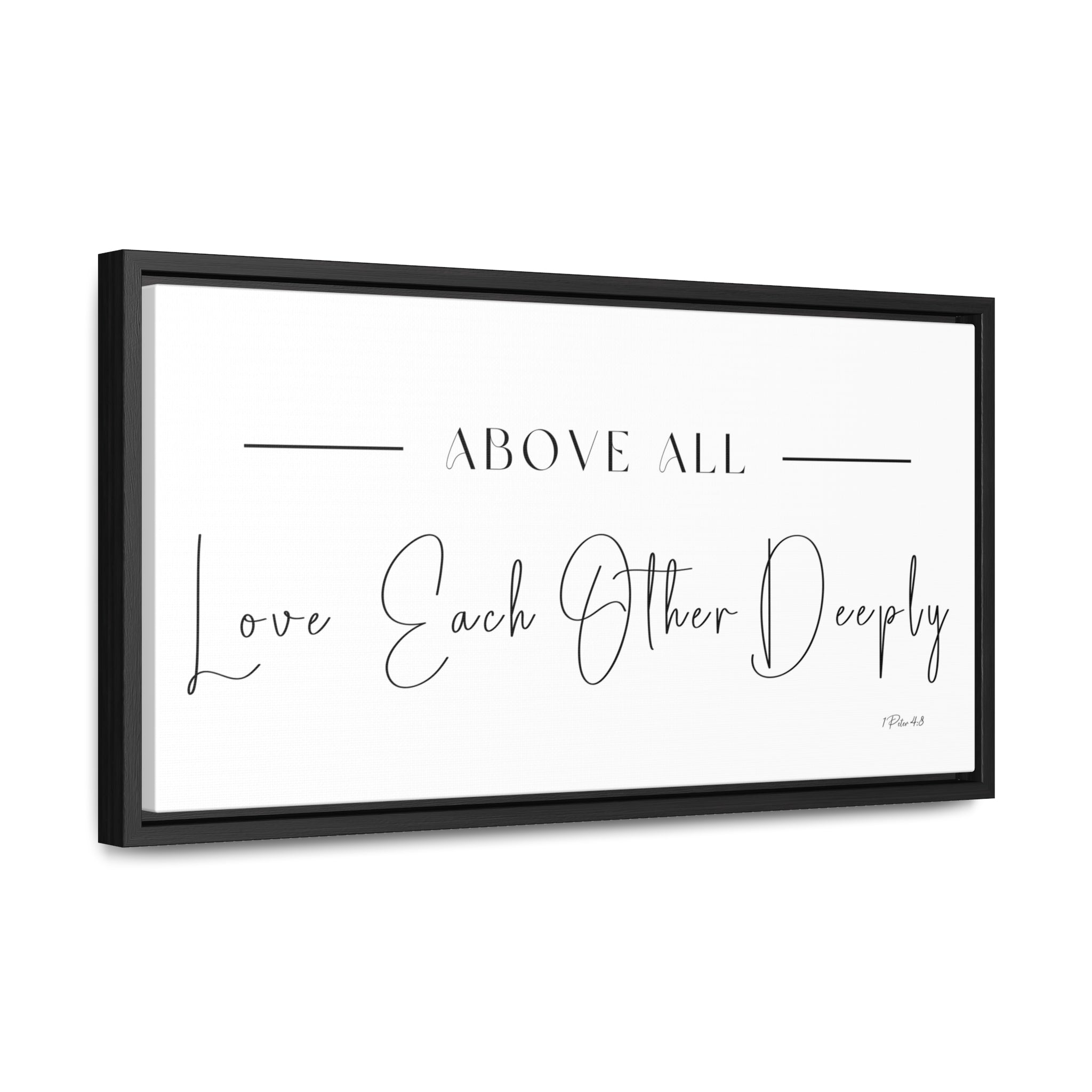 Love Each Other Deeply | Christian Wall Art