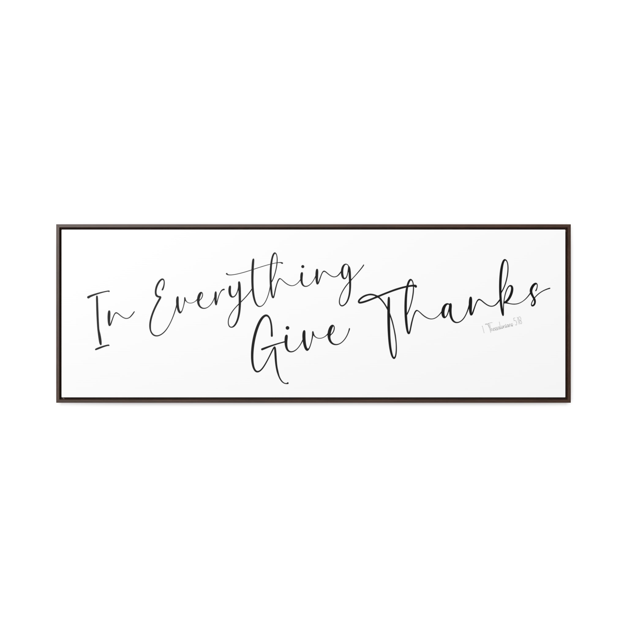 In Everything Give Thanks | Christian Wall Art