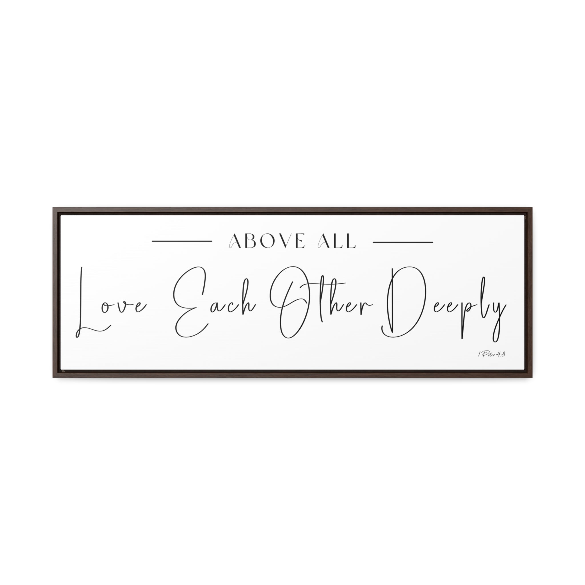 Love Each Other Deeply | Christian Wall Art