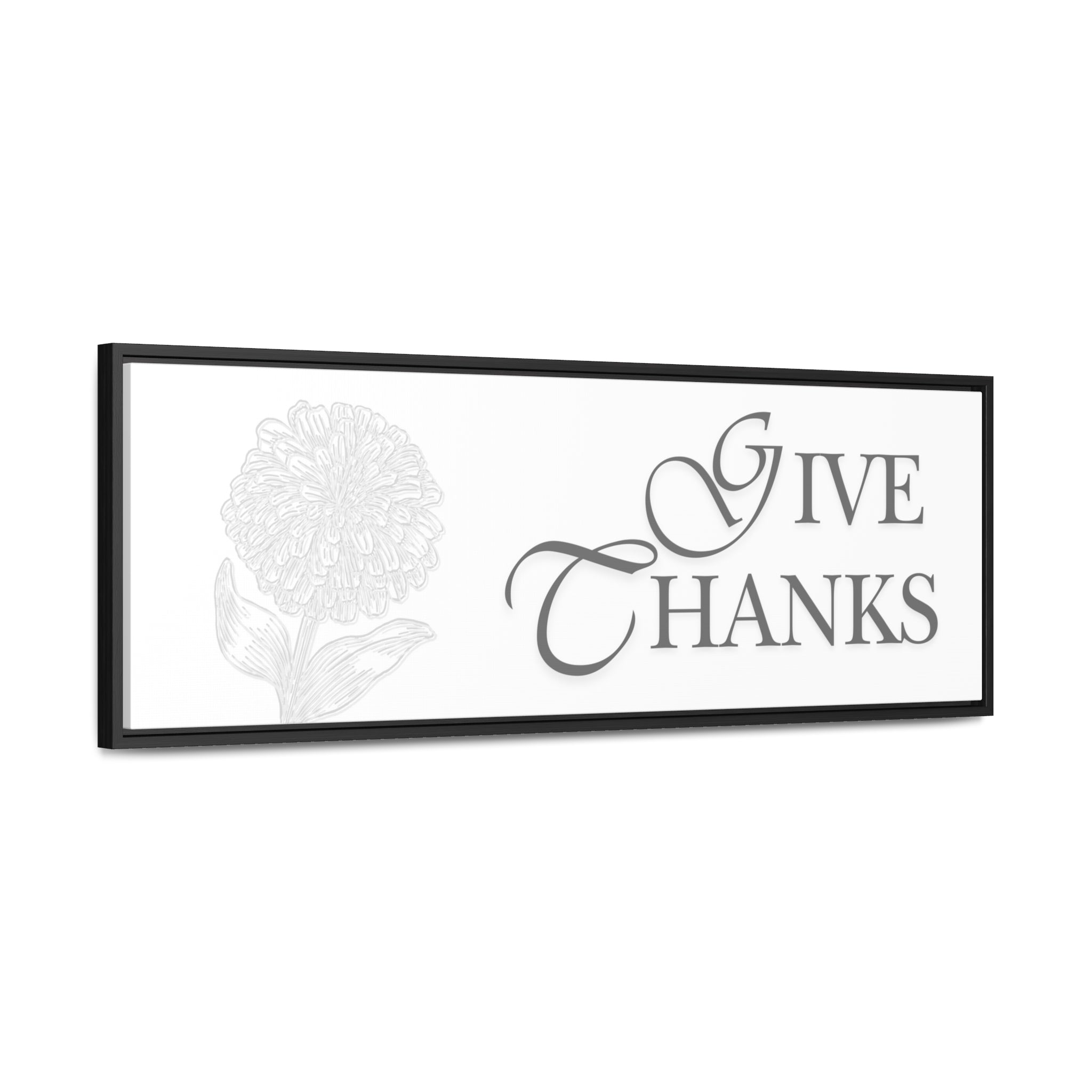 Give Thanks | Gratitude Wall Art | Canvas