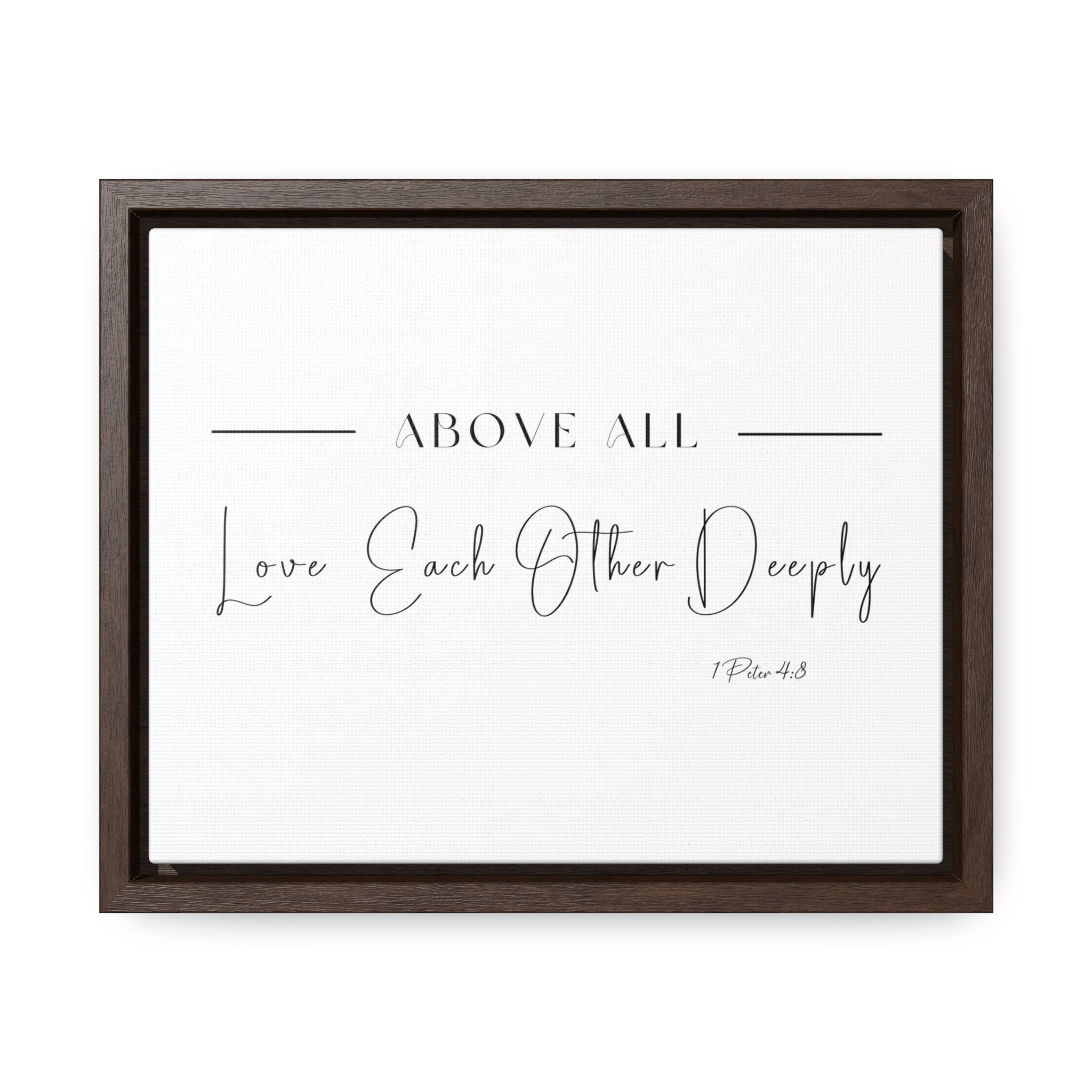 Love Each Other Deeply | Christian Wall Art