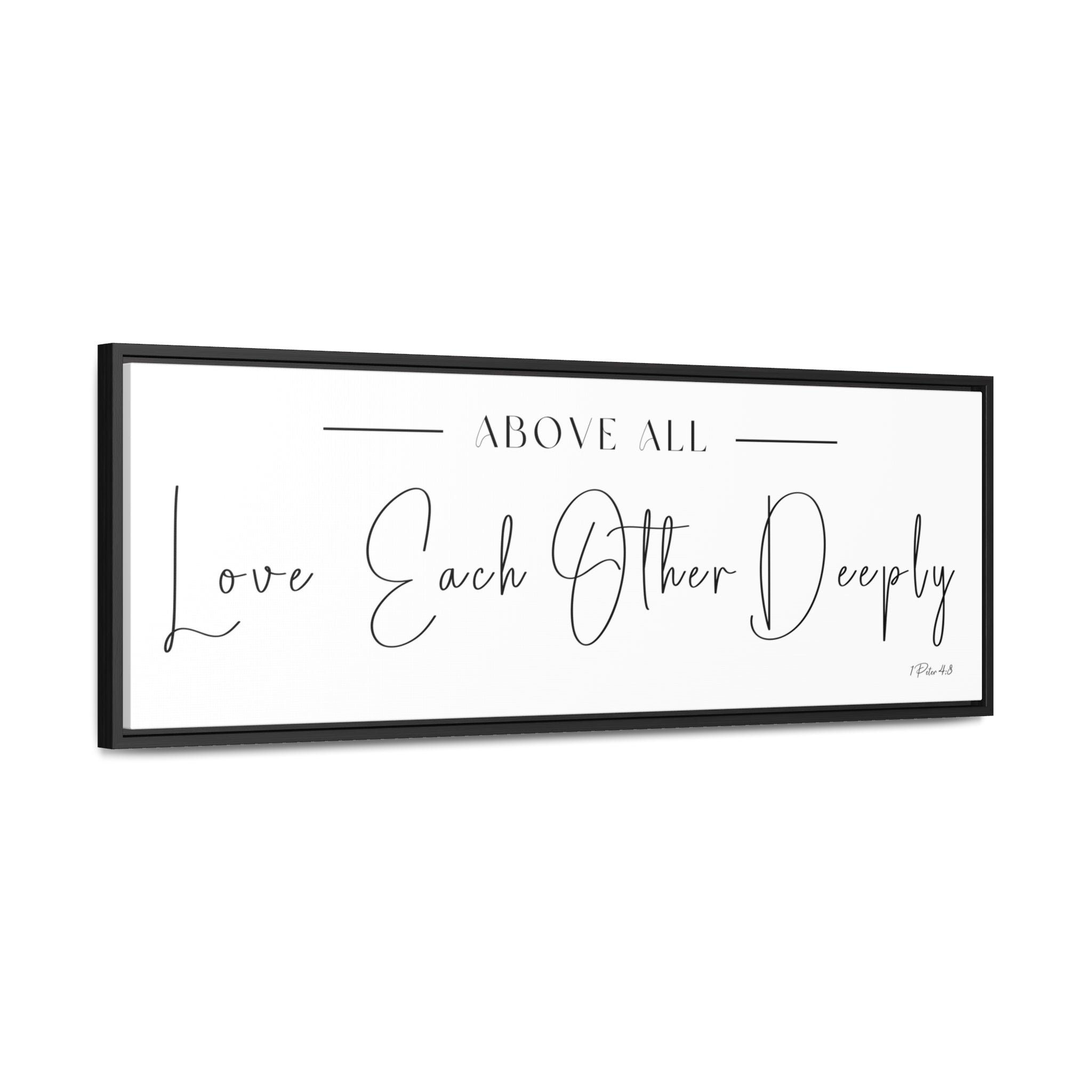 Love Each Other Deeply | Christian Wall Art