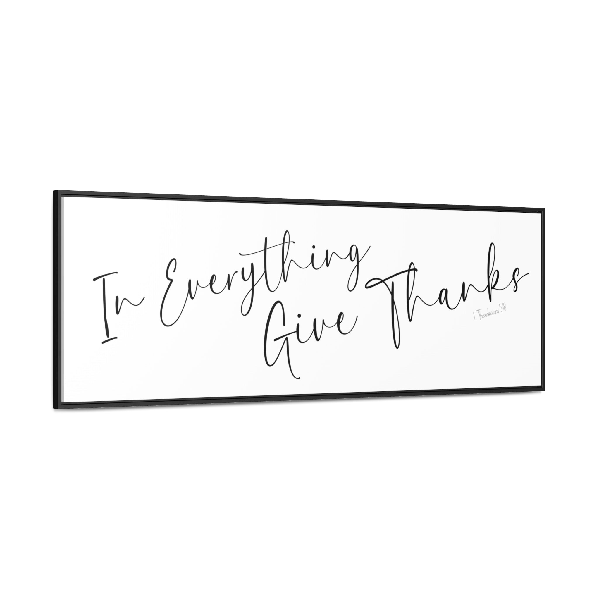 In Everything Give Thanks | Christian Wall Art