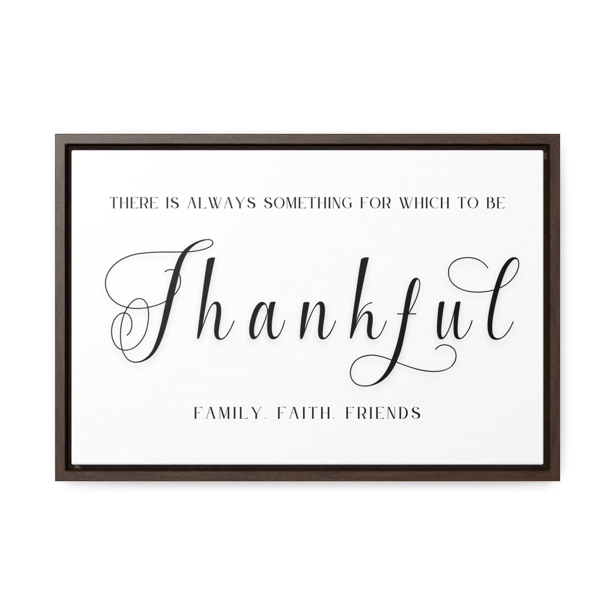 Something For Which To Be Thankful | Gratitude Wall Art | Canvas