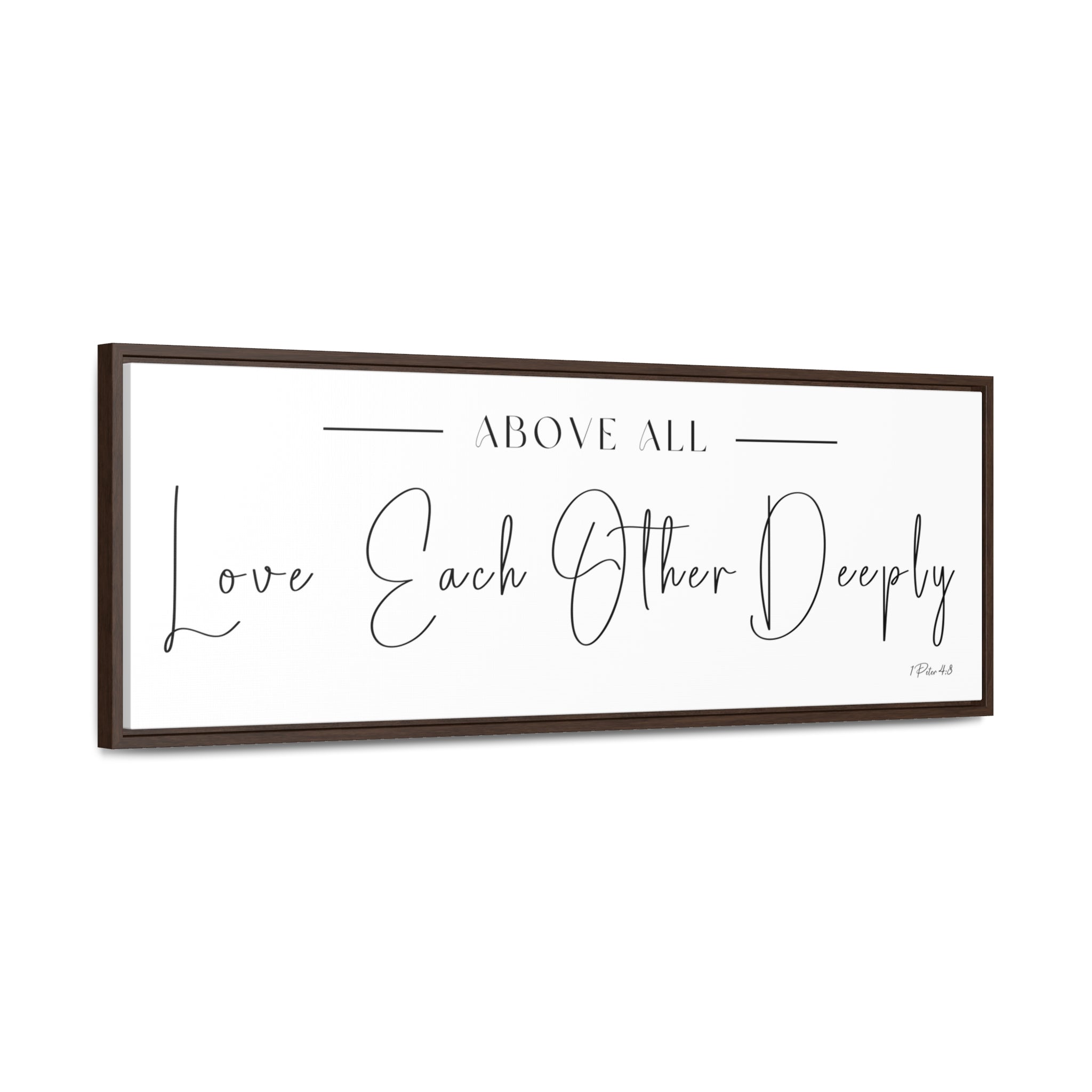 Love Each Other Deeply | Christian Wall Art