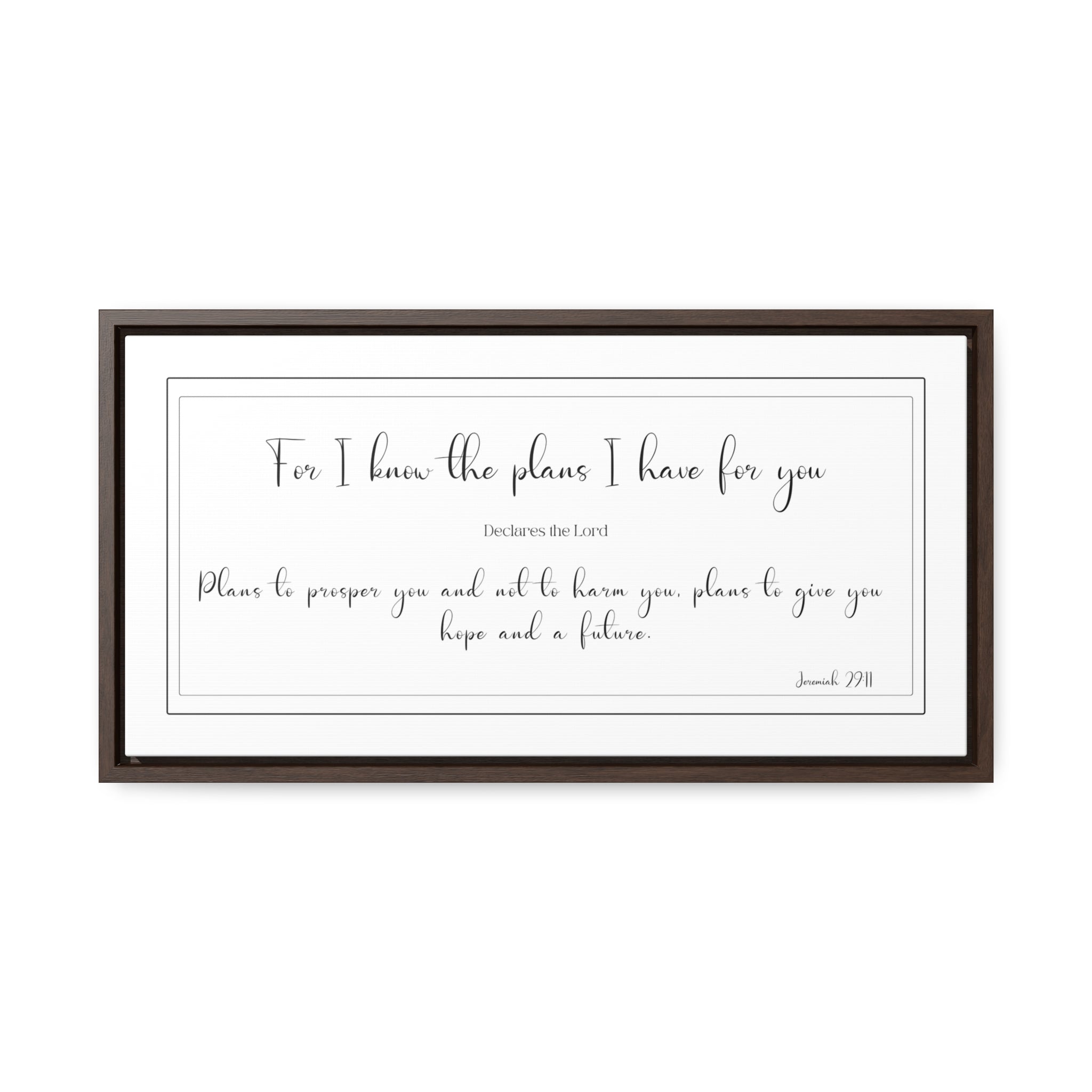 I Know The Plans I Have For You | Christian Wall Art