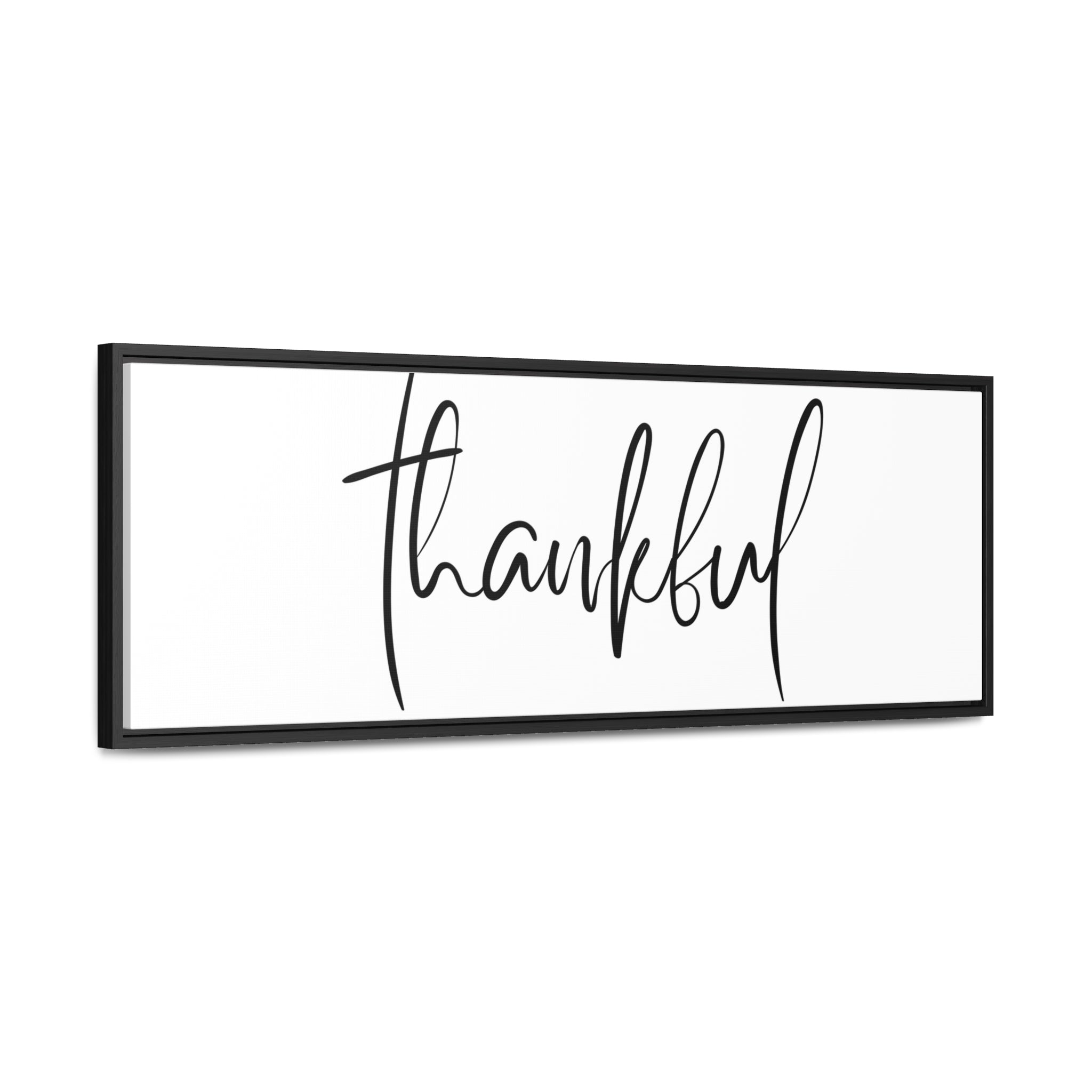 Thankful | Gratitude Wall Art | Canvas