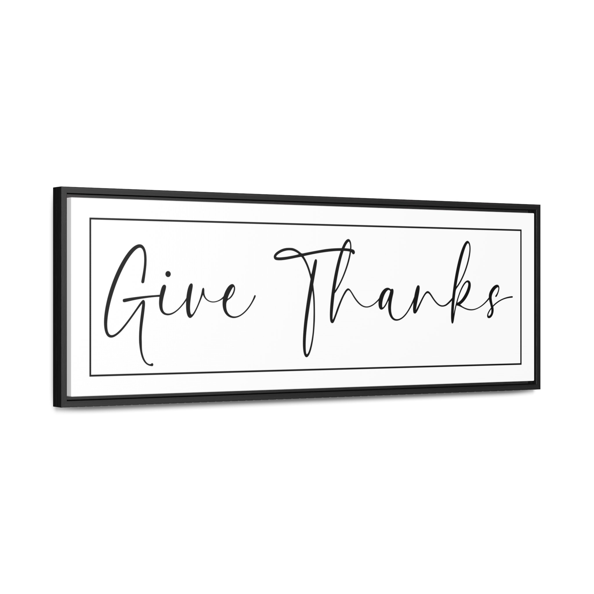 Give Thanks_V2 | Gratitude Wall Art | Canvas