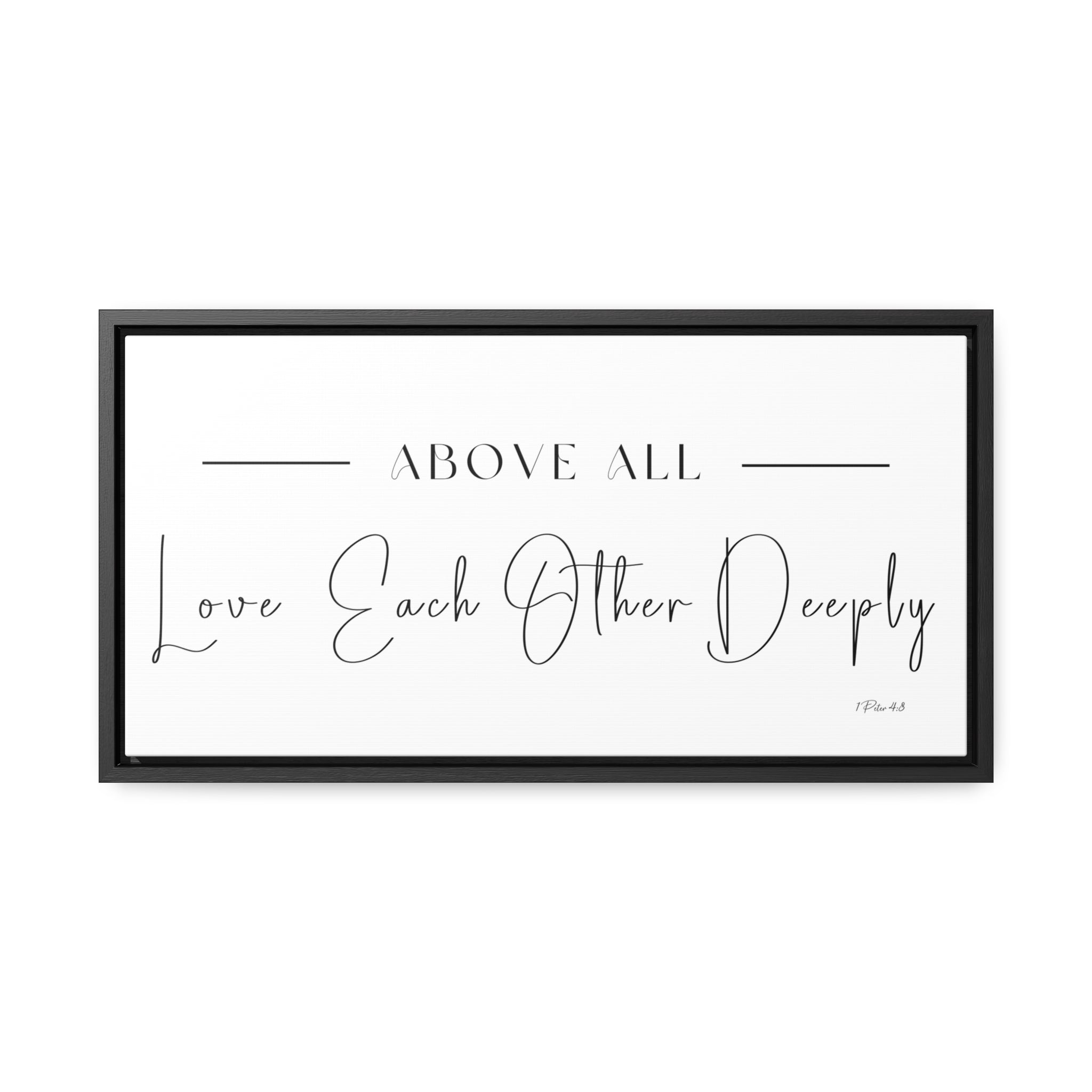 Love Each Other Deeply | Christian Wall Art