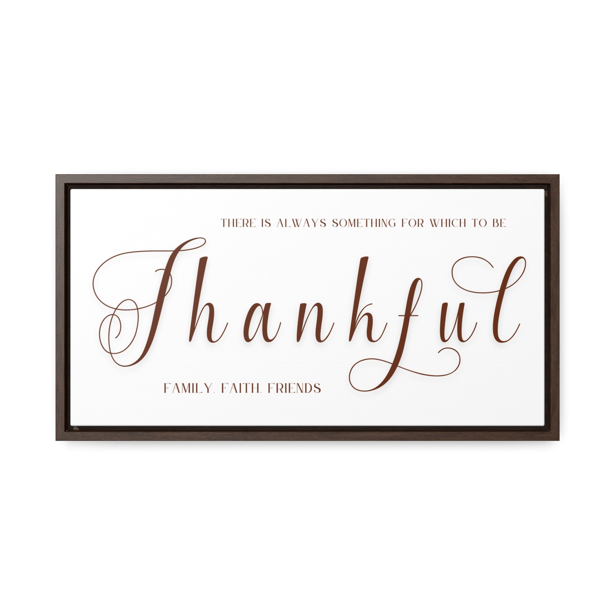 Something For Which To Be Thankful | Gratitude Wall Art | Canvas