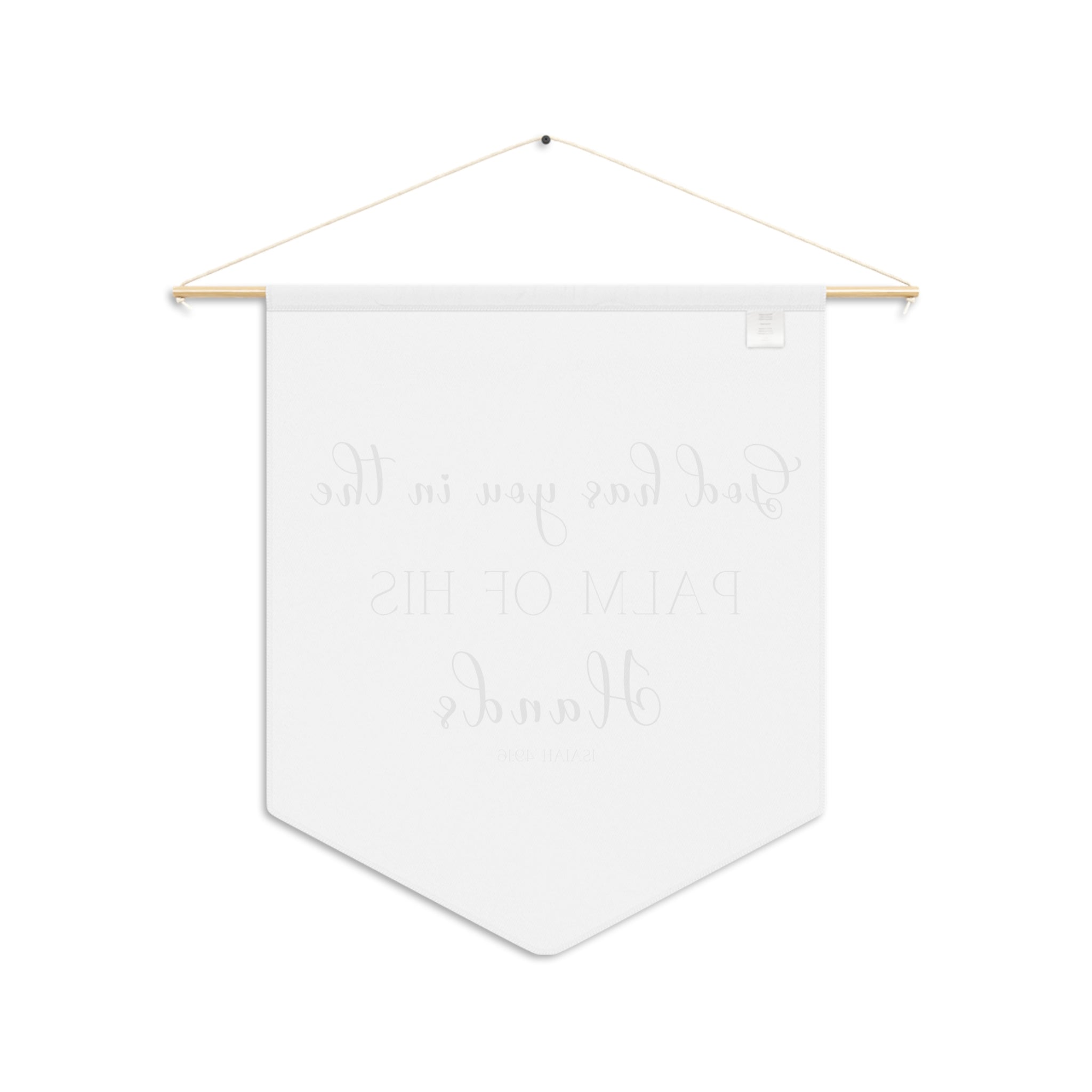 God Has You In The Palm Of His Hands | Nursery Pennant Wall Art