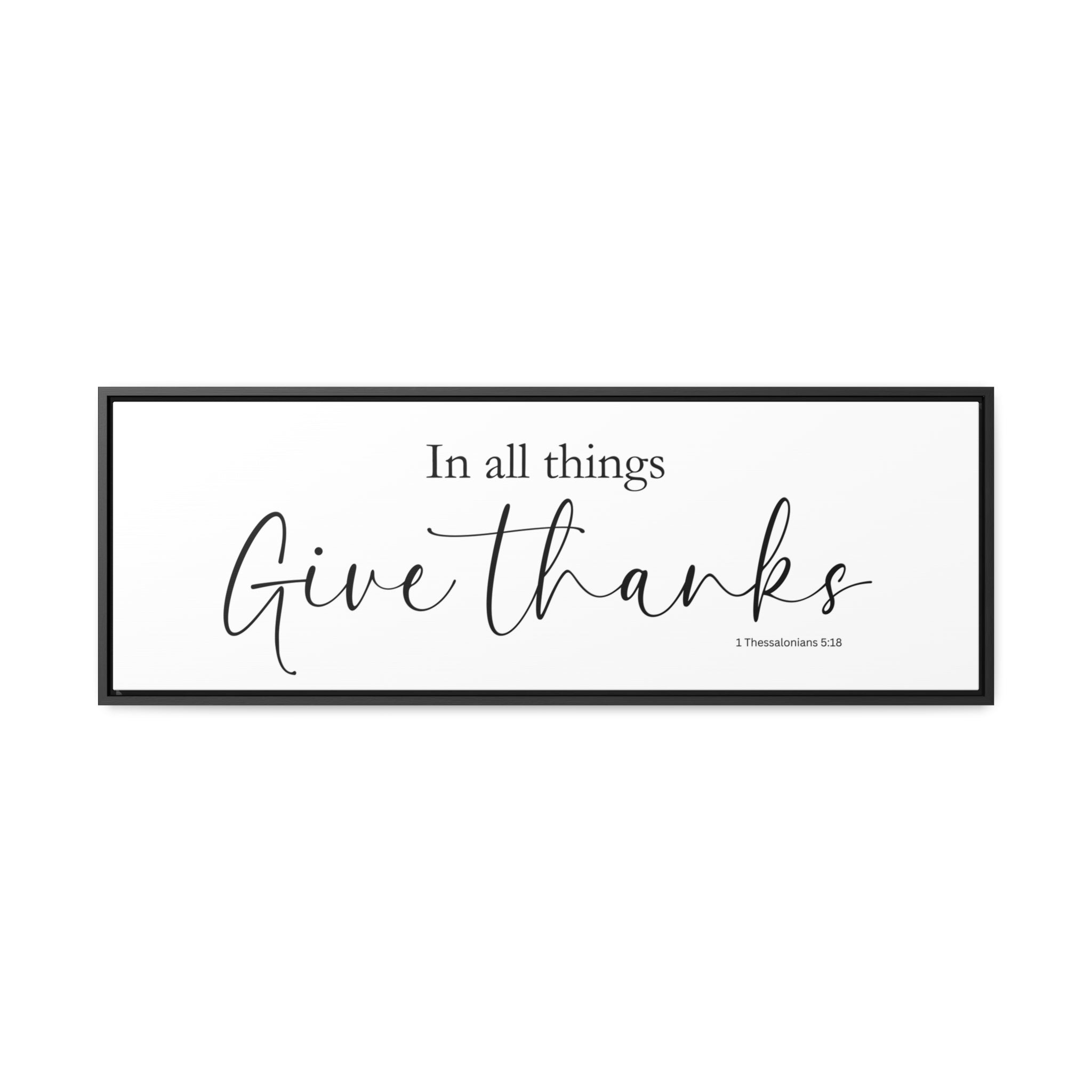 In All Things Give Thanks | Christian Wall Art