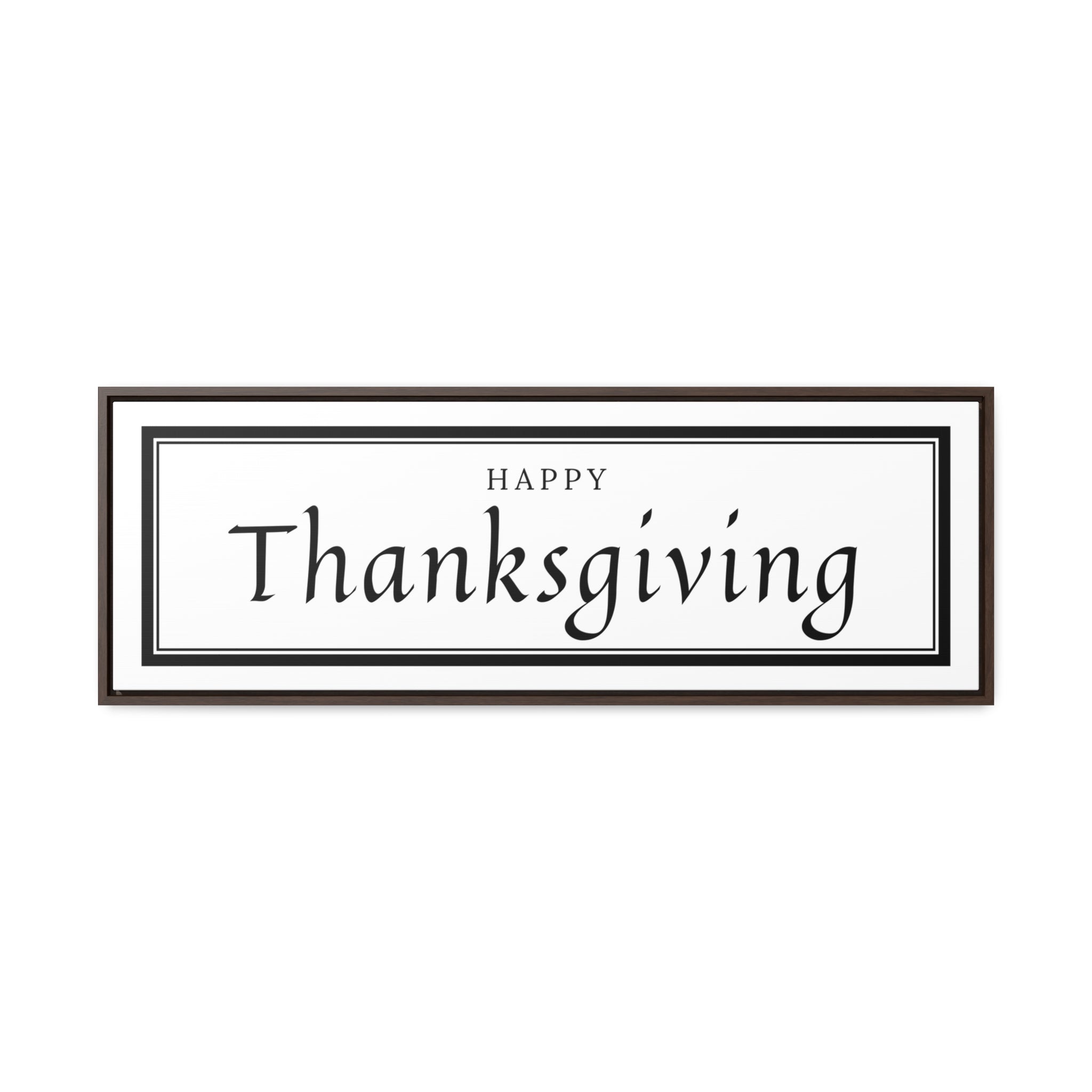 Happy Thanksgiving | Gratitude Wall Art | Canvas