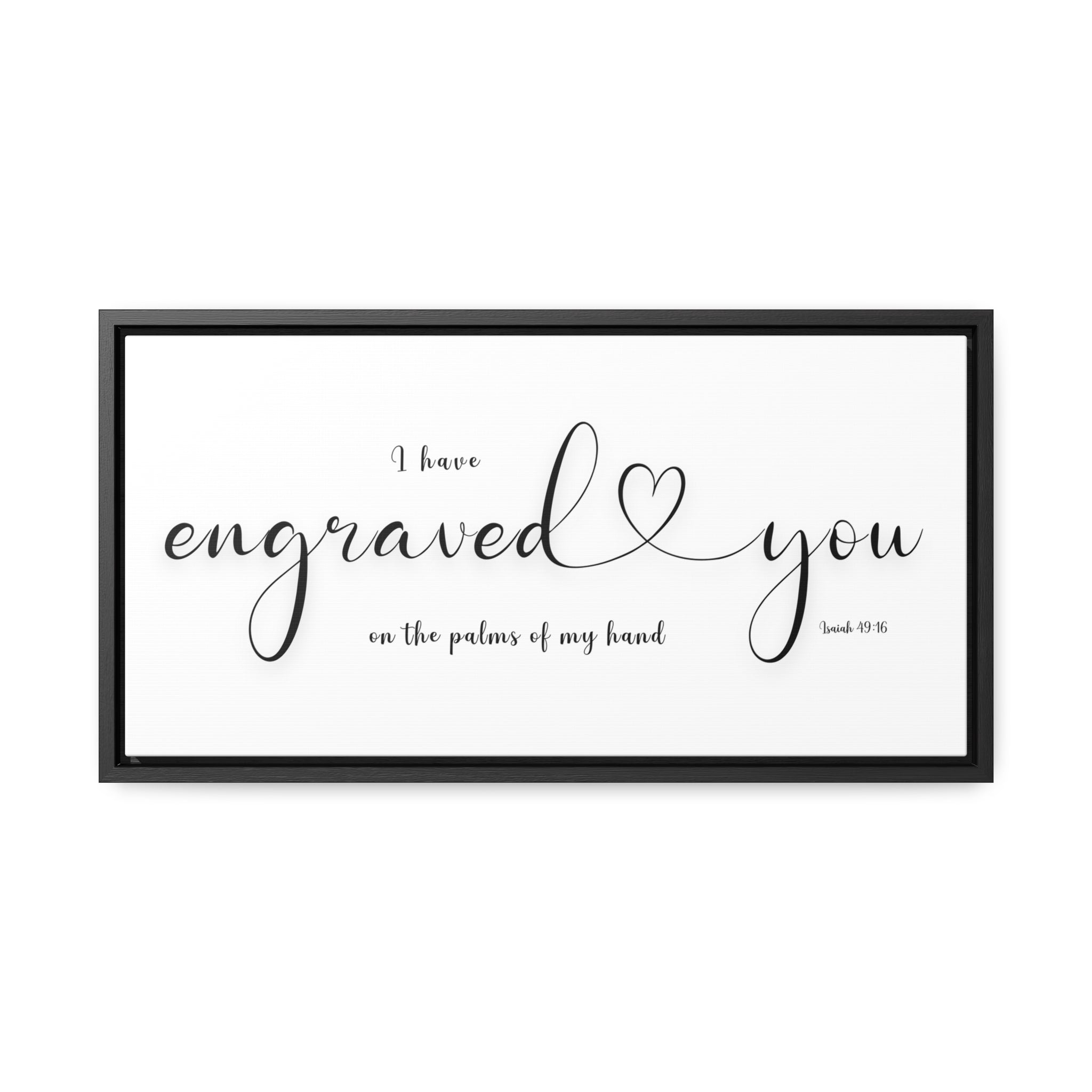 I Engraved You On The Palm Of My Hands | Christian Wall Art