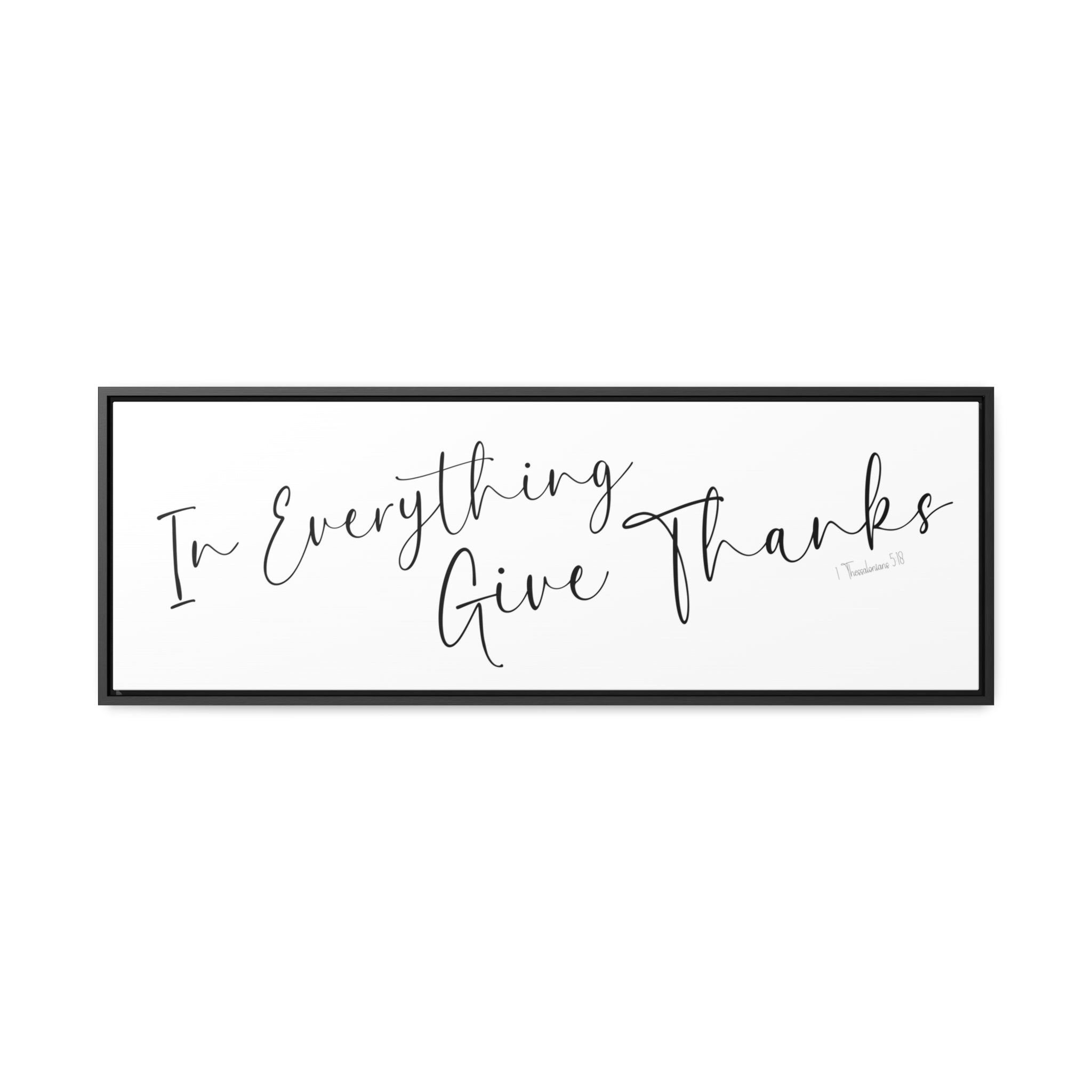 In Everything Give Thanks | Christian Wall Art