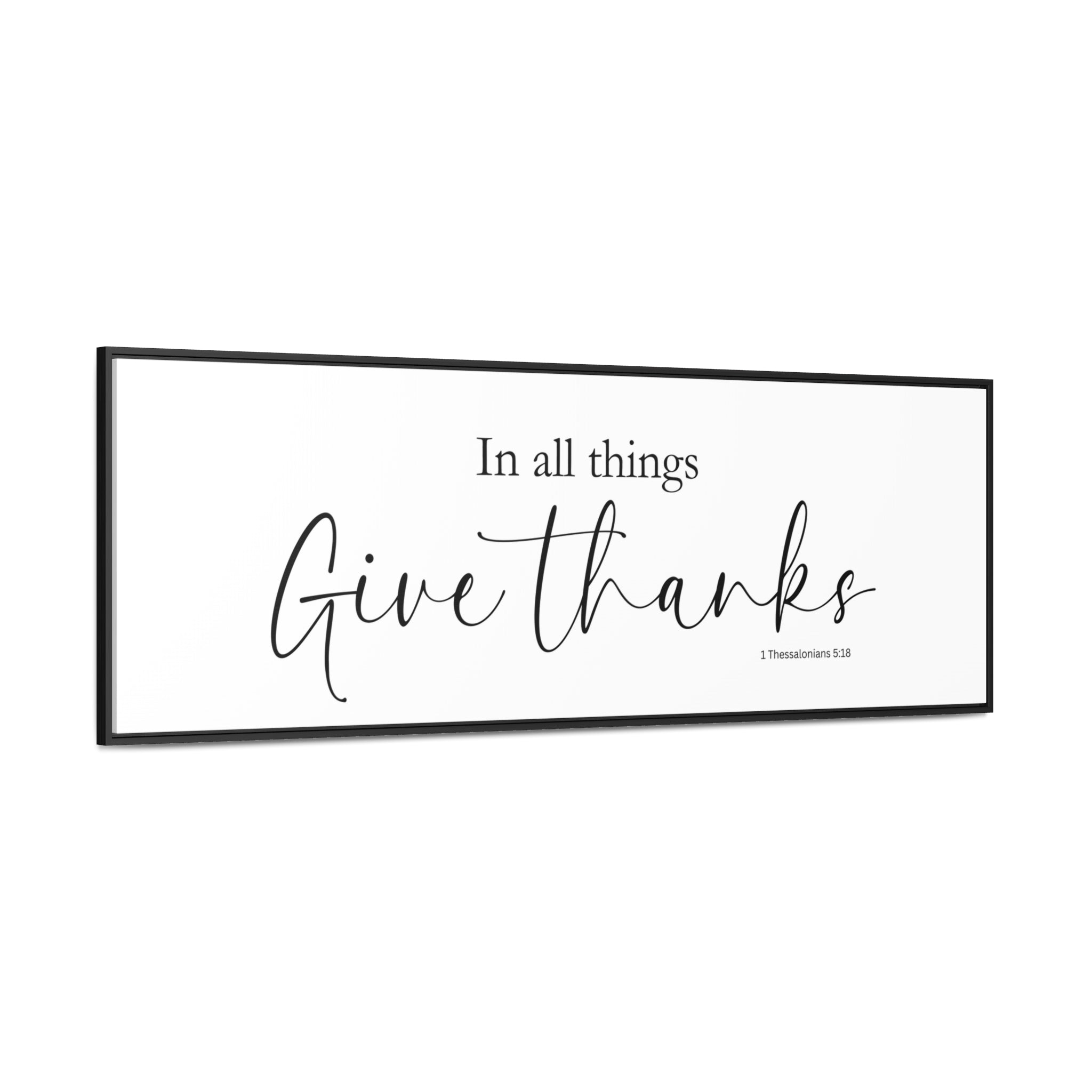 In All Things Give Thanks | Christian Wall Art