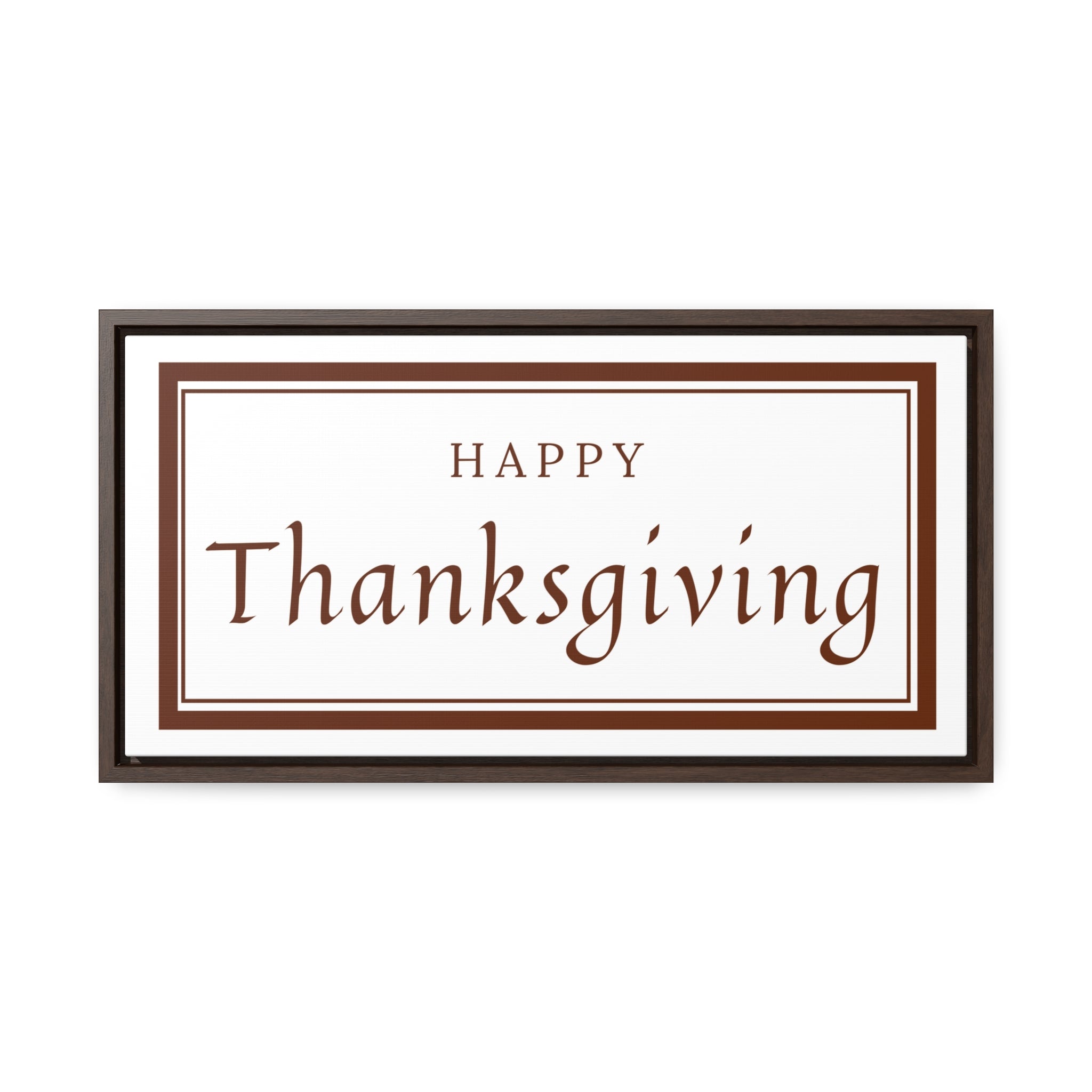 Happy Thanksgiving | Gratitude Wall Art | Canvas