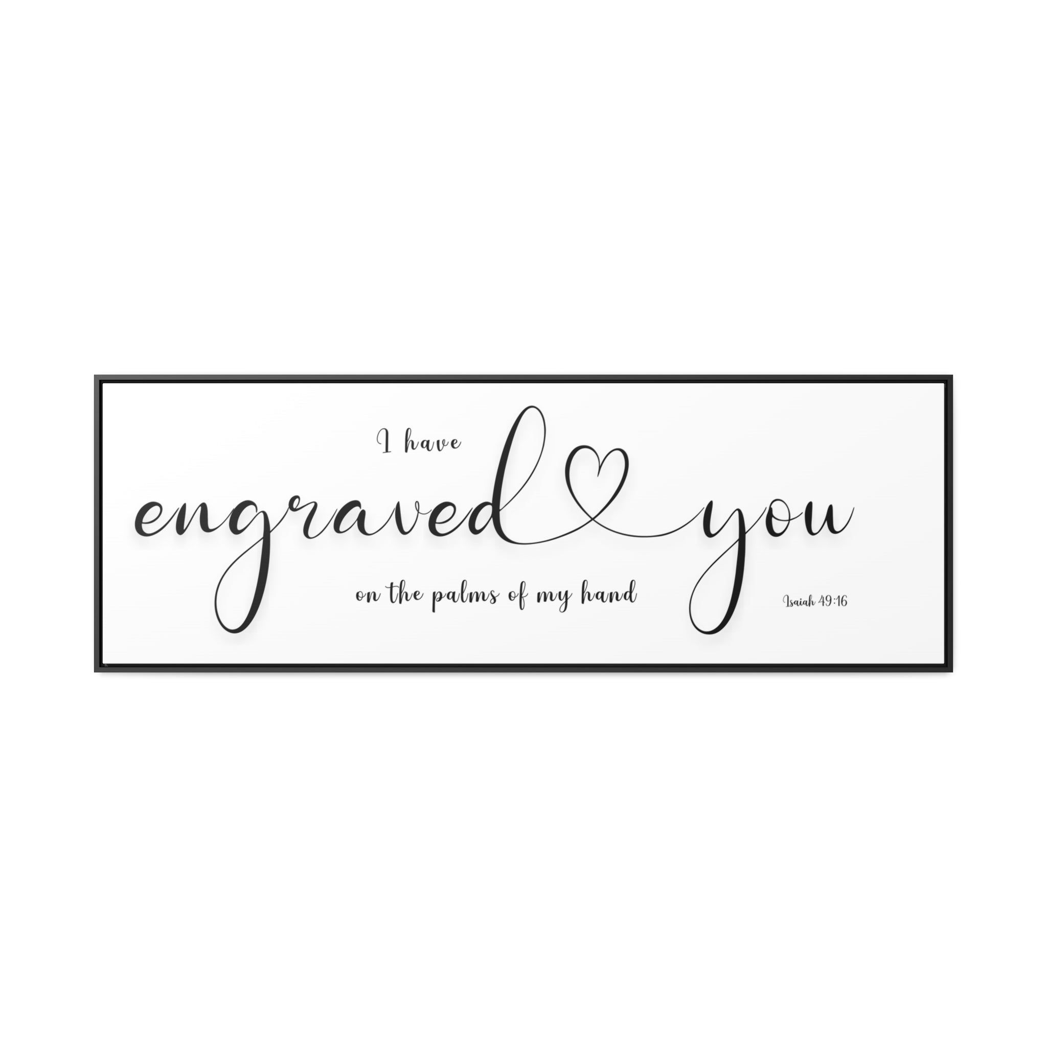 I Engraved You On The Palm Of My Hands | Christian Wall Art