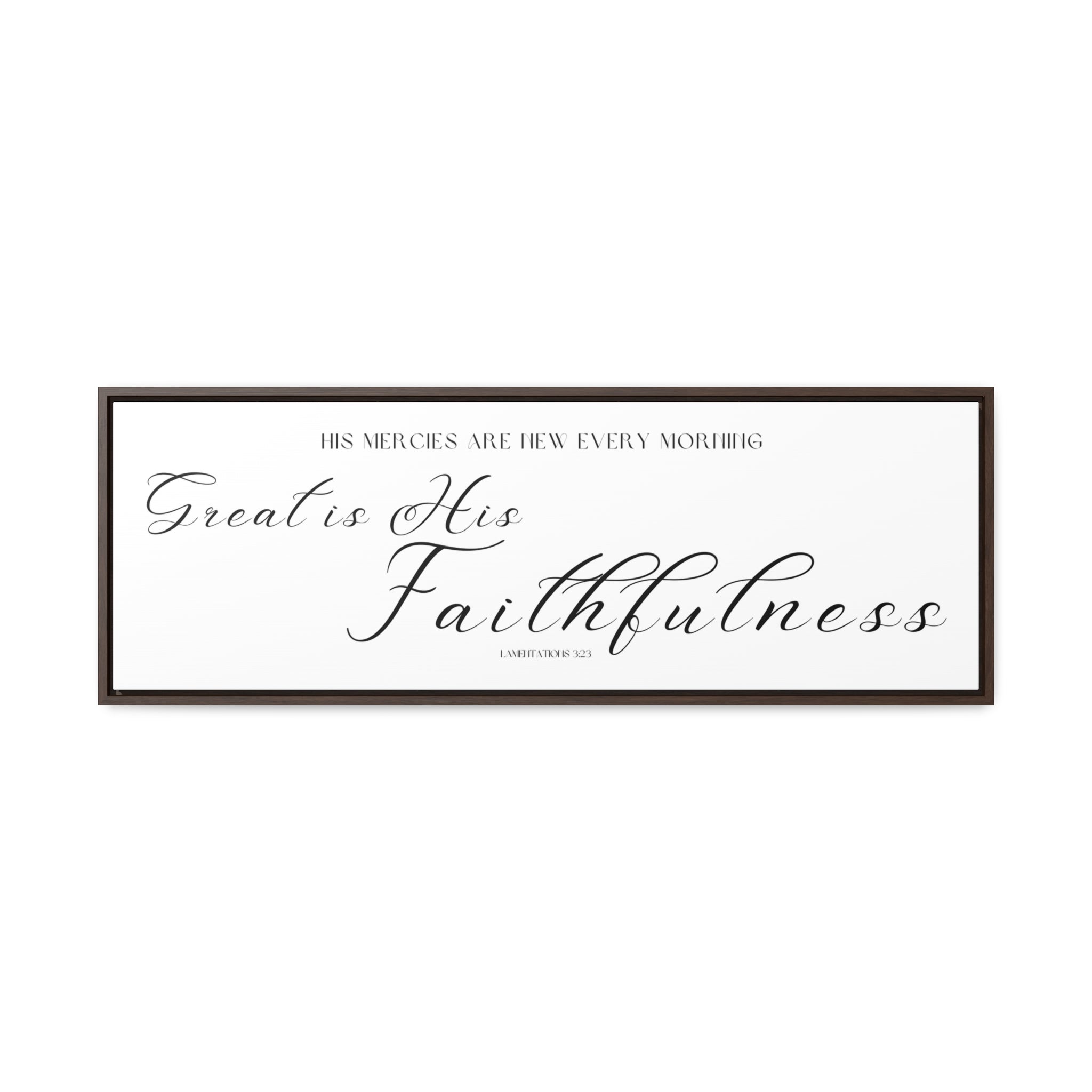 Great Is His Faithfulness | Christian Wall Art