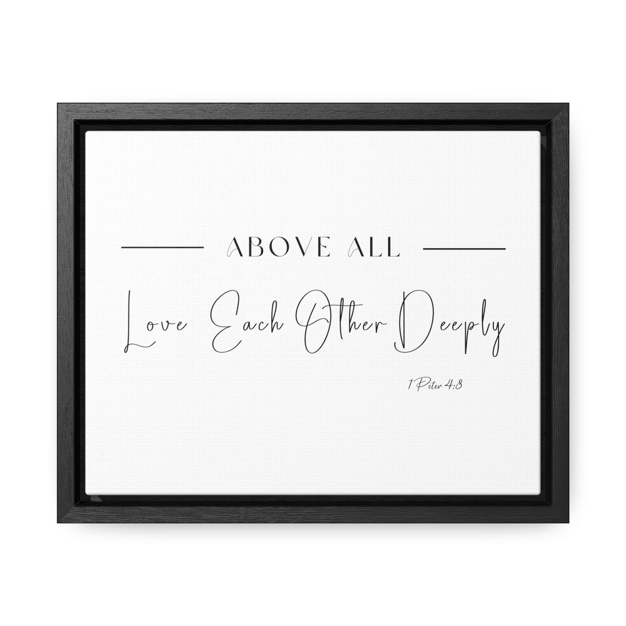 Love Each Other Deeply | Christian Wall Art