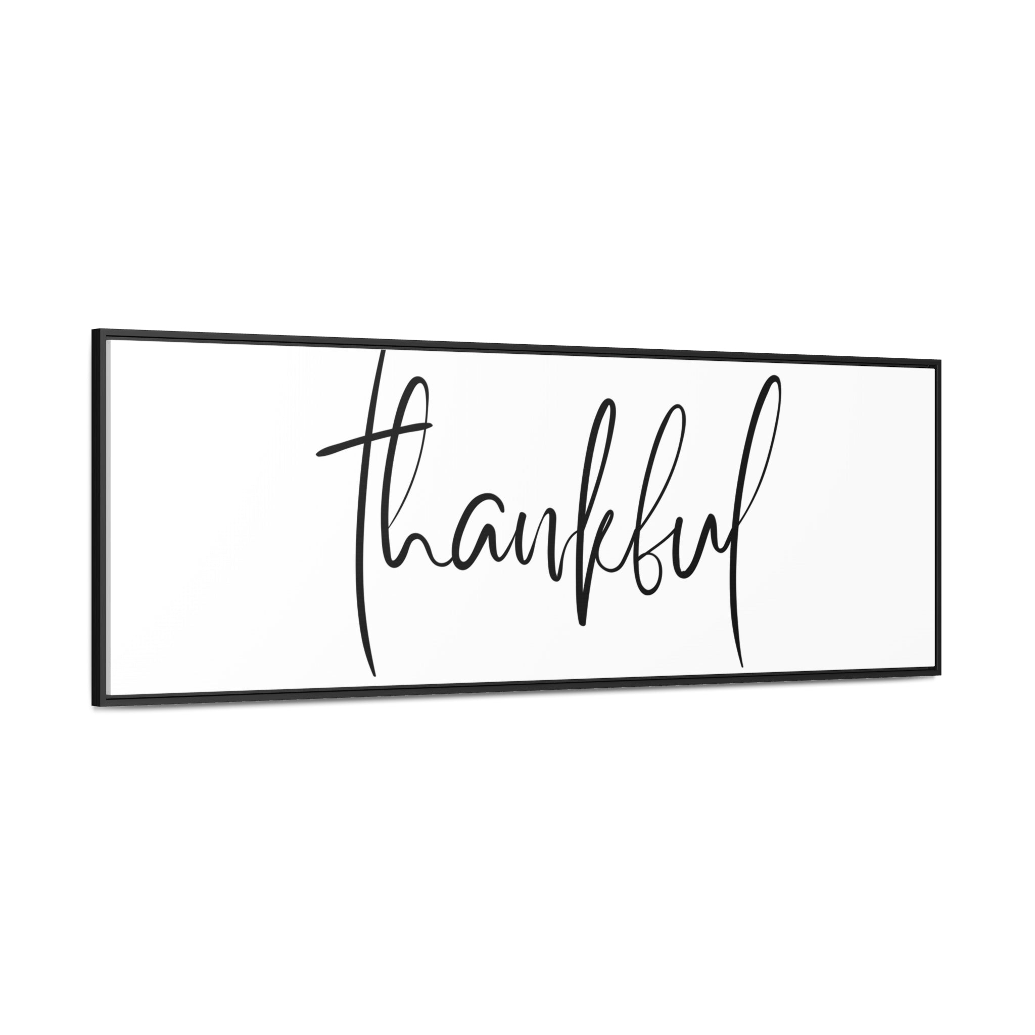 Thankful | Gratitude Wall Art | Canvas