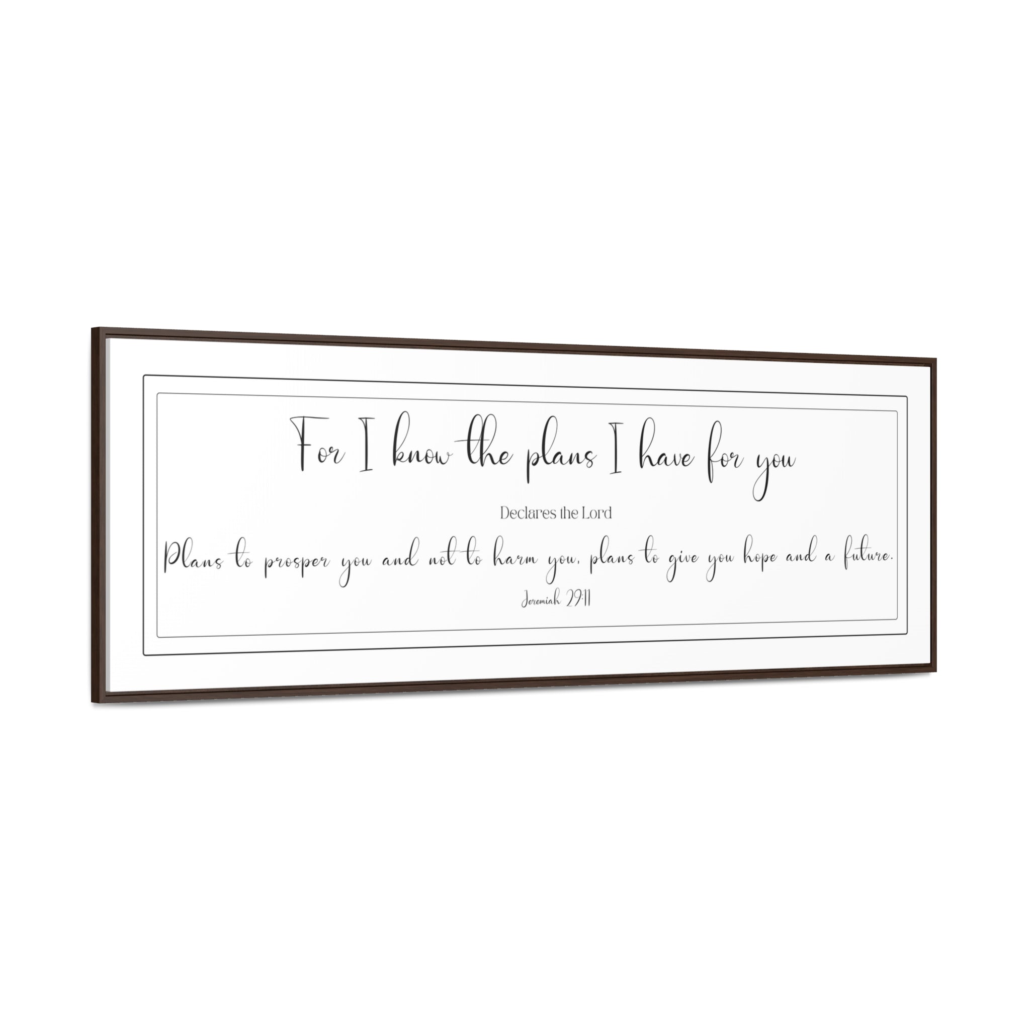 I Know The Plans I Have For You | Christian Wall Art