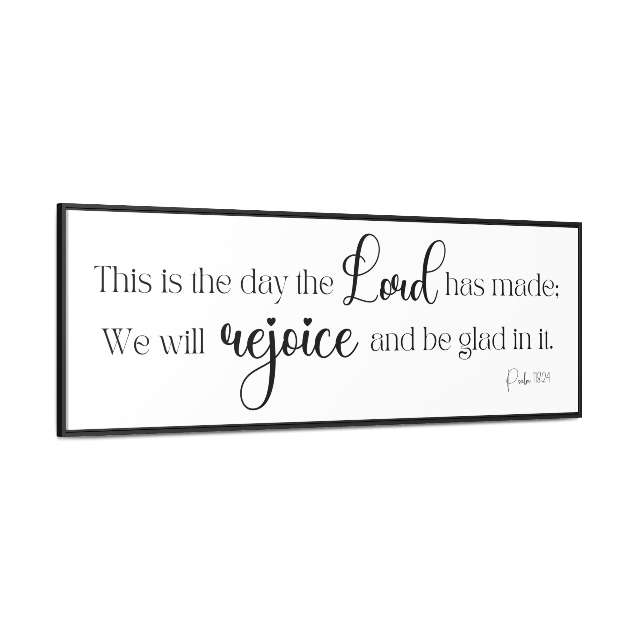 This Is The Day The Lord Has Made | Christian Wall Art