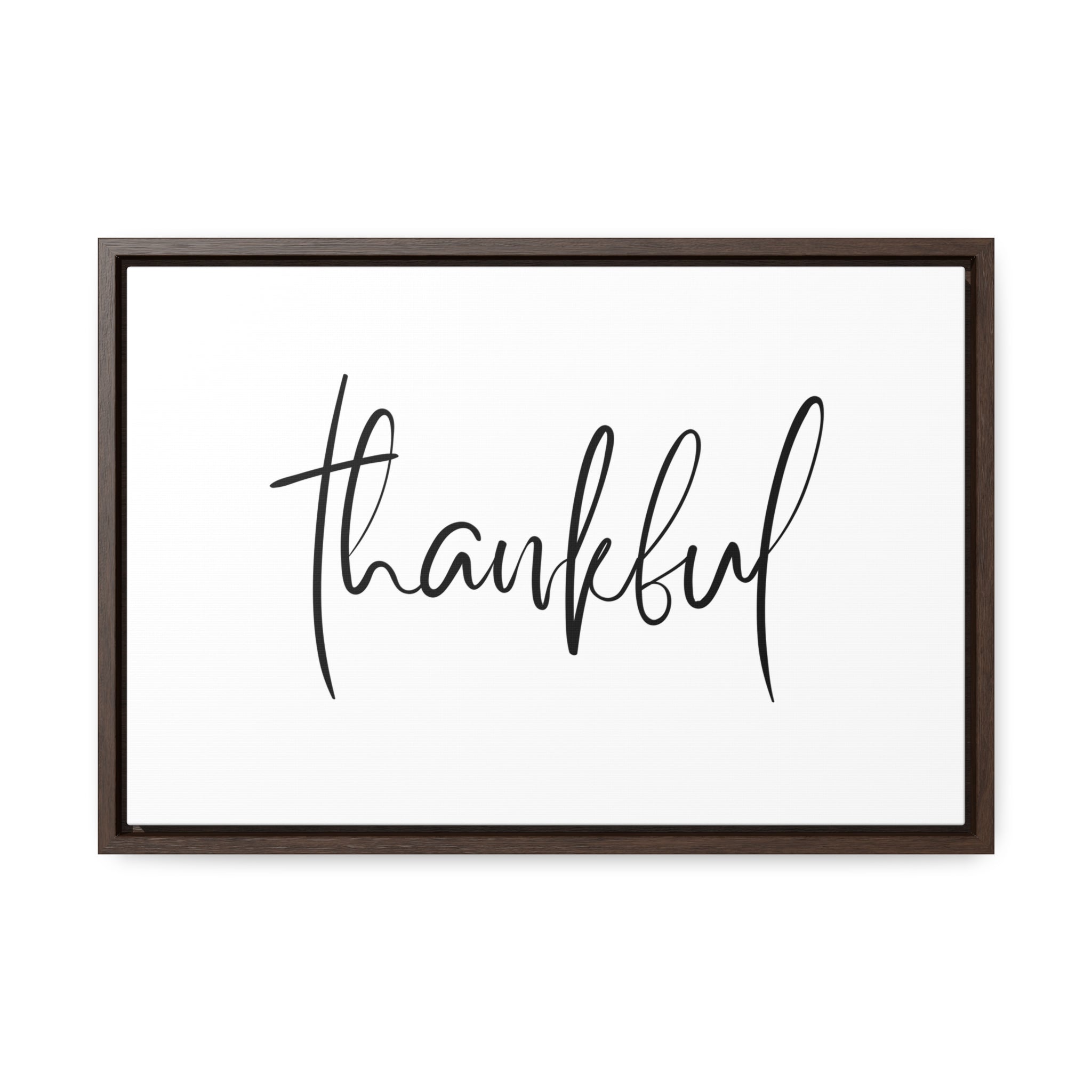 Thankful | Gratitude Wall Art | Canvas