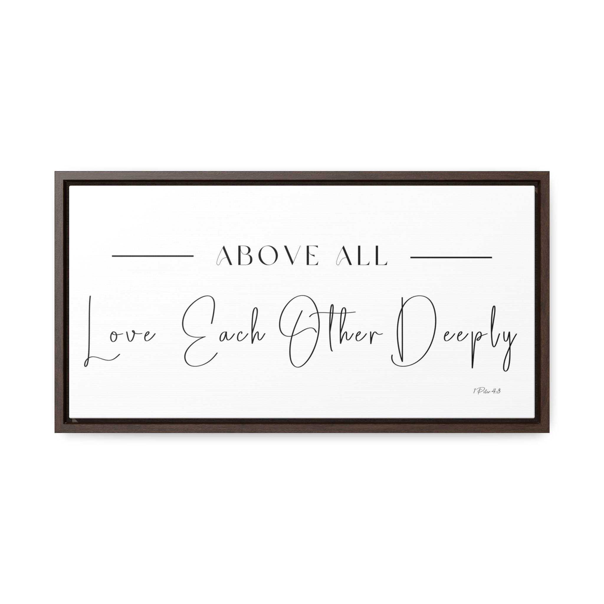 Love Each Other Deeply | Christian Wall Art