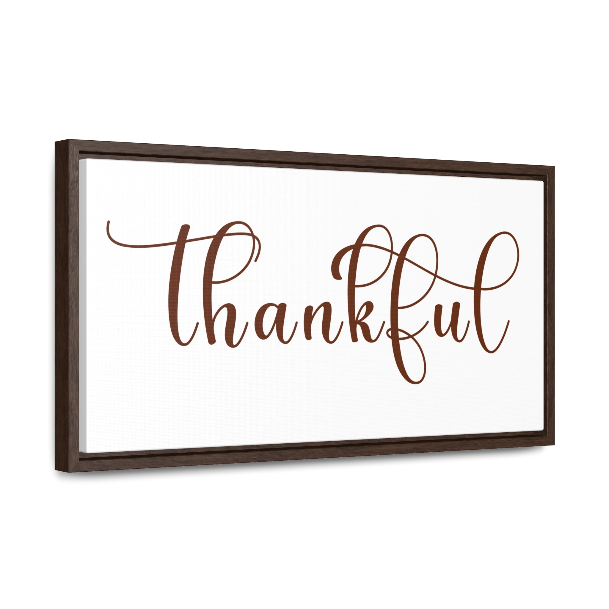 Thankful | Gratitude Wall Art | Canvas