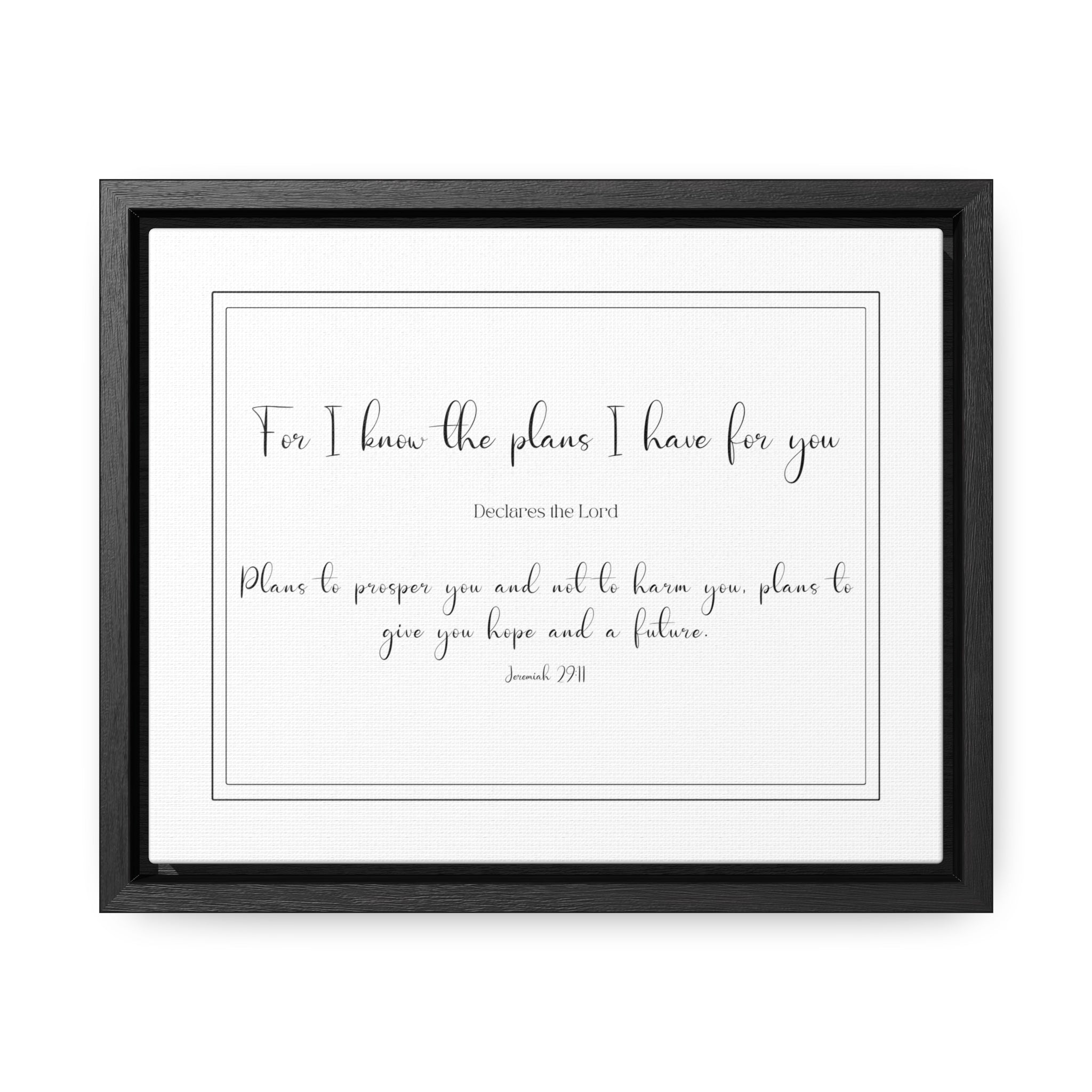 I Know The Plans I Have For You | Christian Wall Art