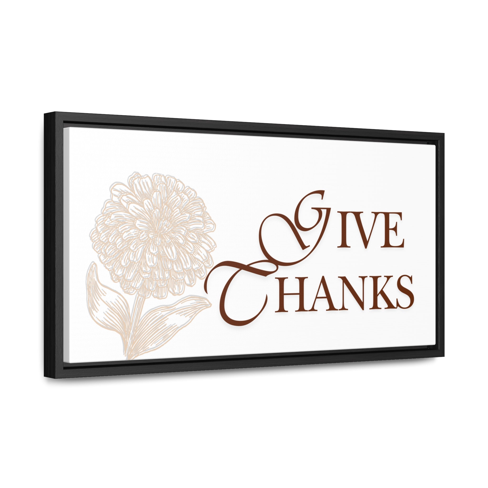 Give Thanks | Gratitude Wall Art | Canvas