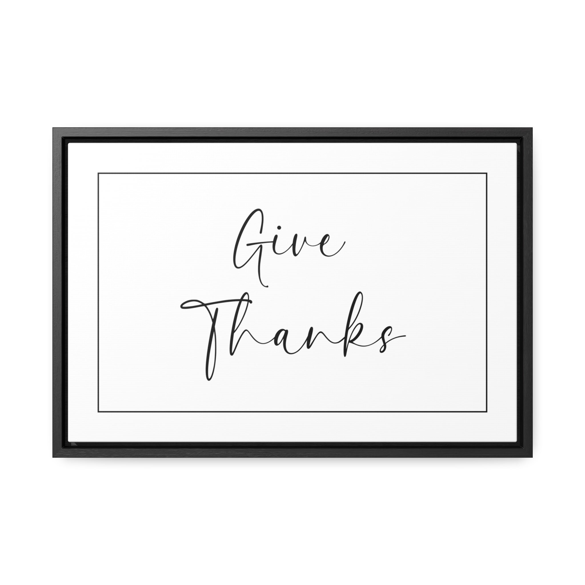 Give Thanks_V2 | Gratitude Wall Art | Canvas