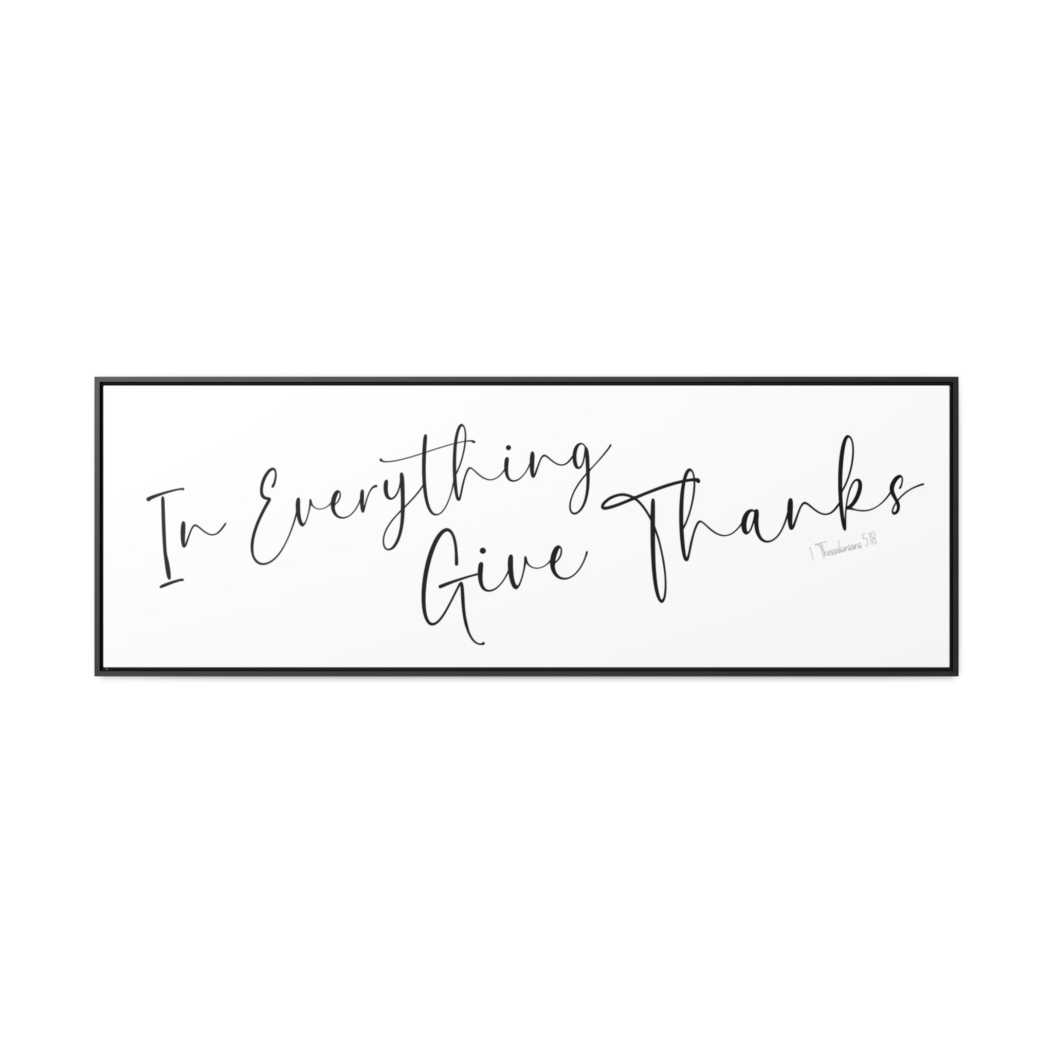 In Everything Give Thanks | Christian Wall Art