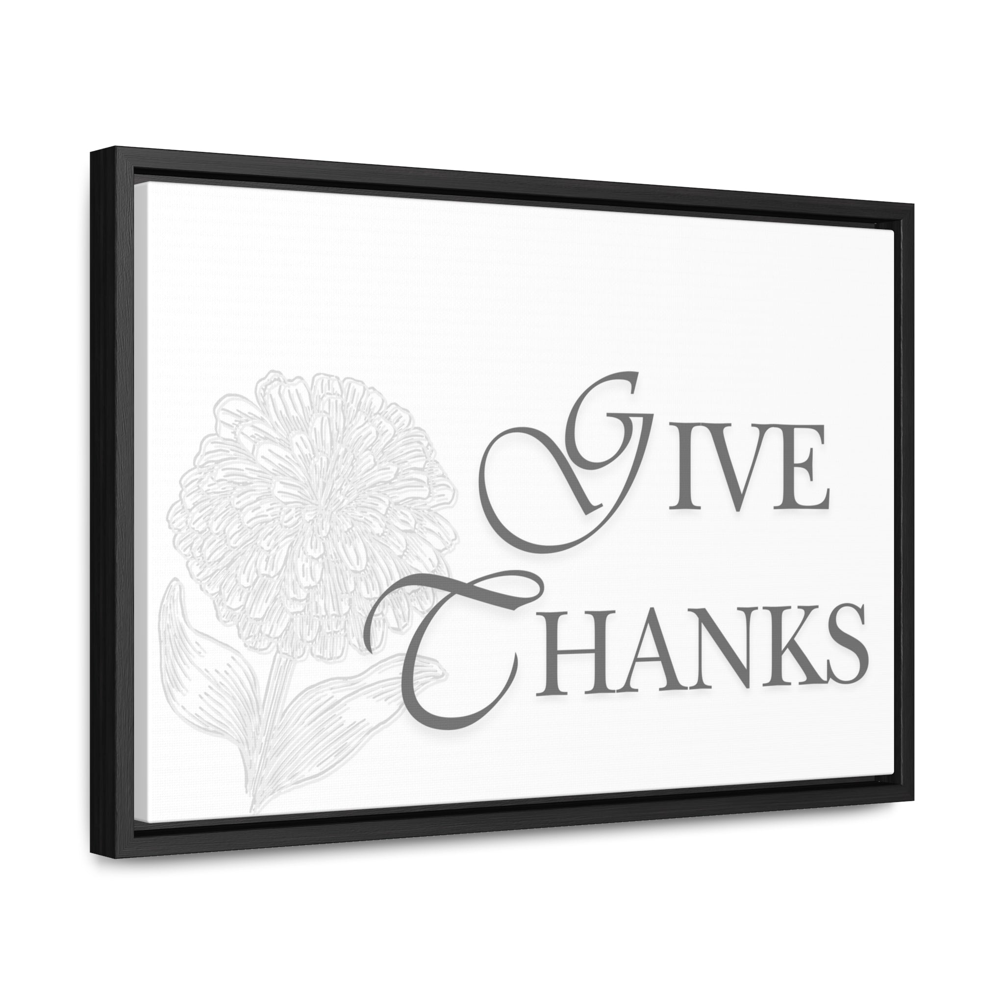 Give Thanks | Gratitude Wall Art | Canvas