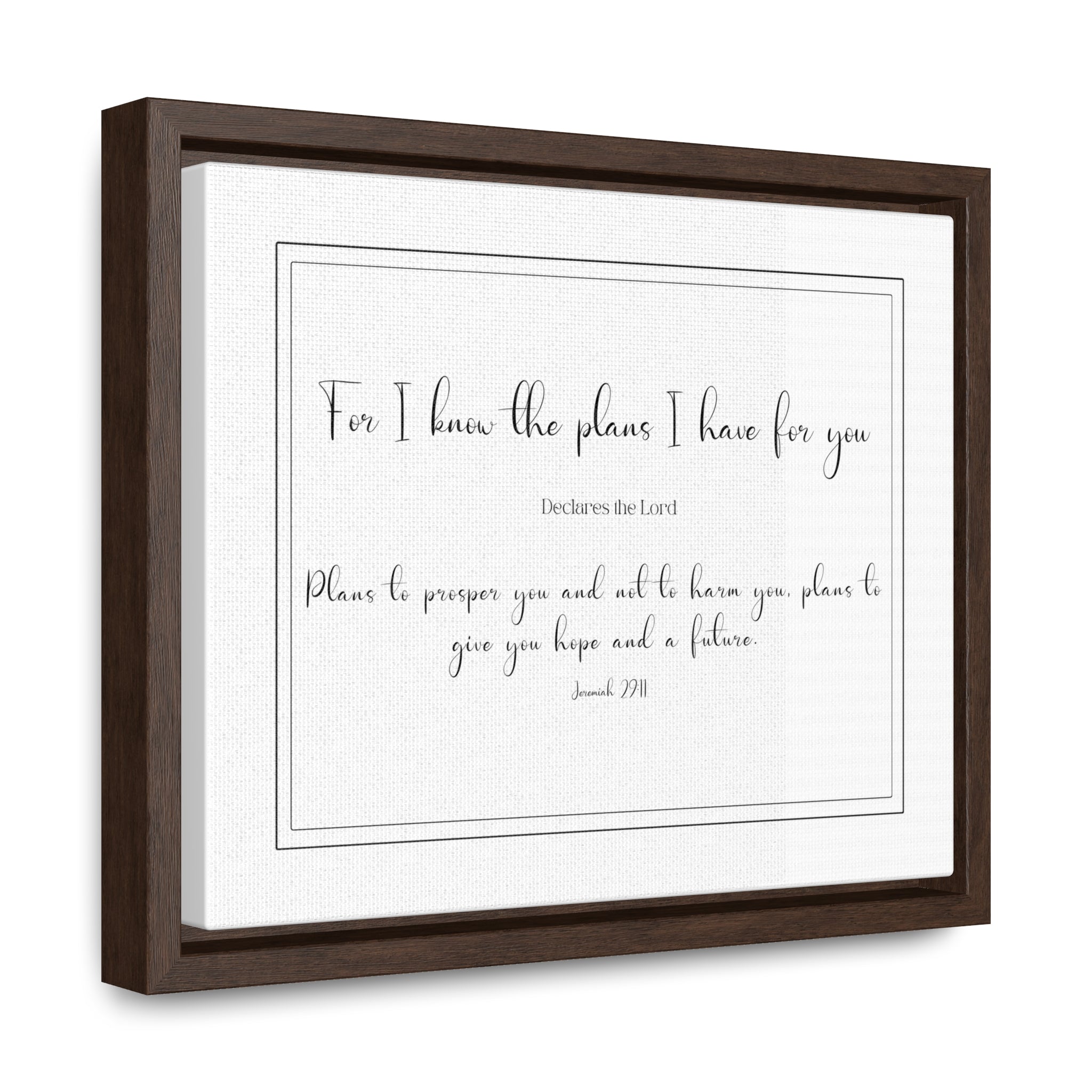 I Know The Plans I Have For You | Christian Wall Art