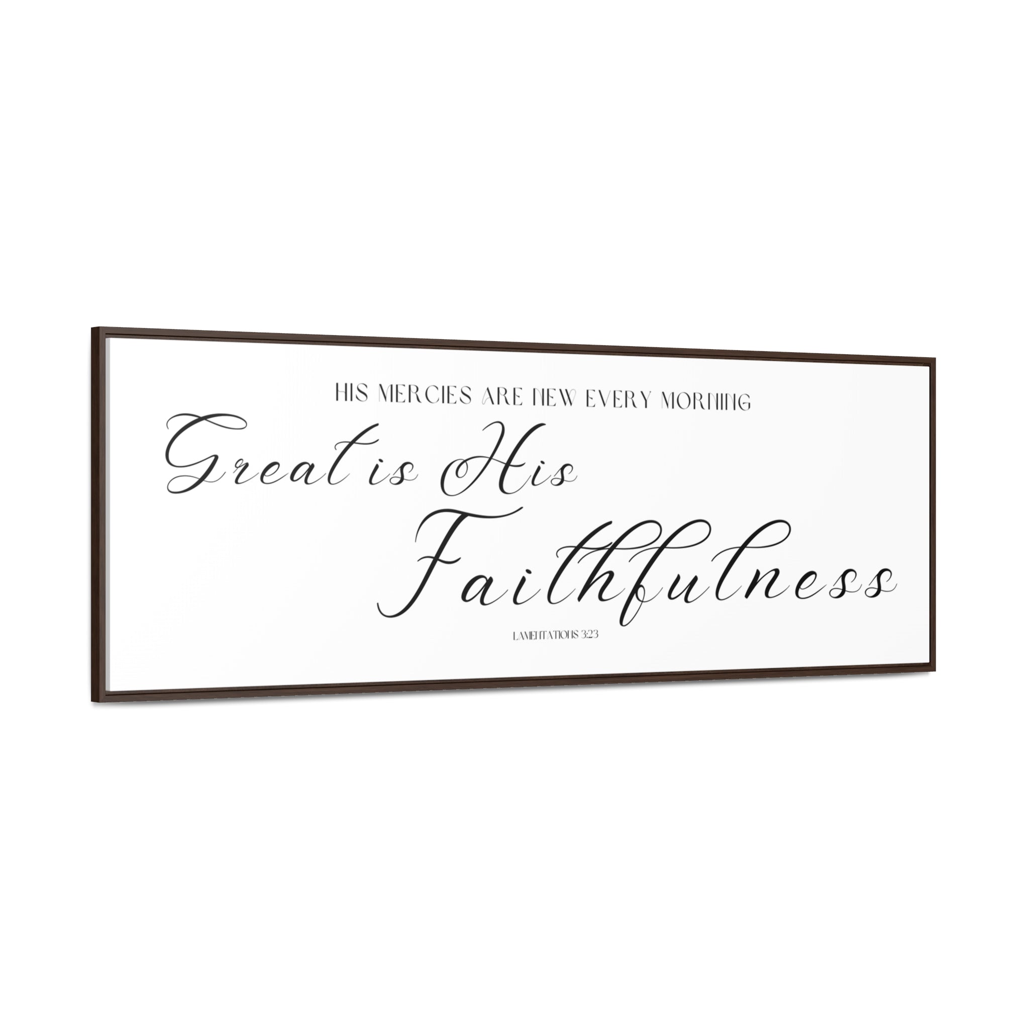 Great Is His Faithfulness | Christian Wall Art