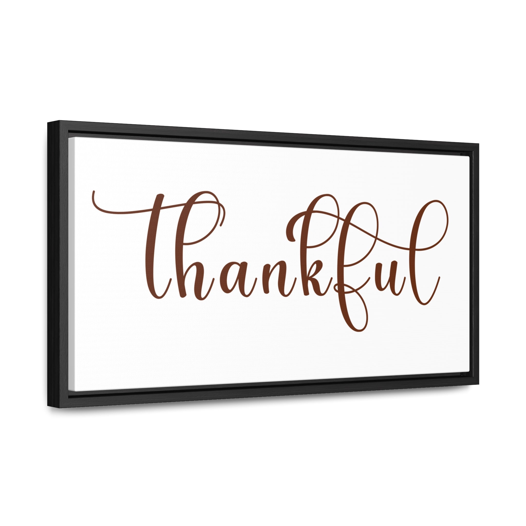 Thankful | Gratitude Wall Art | Canvas