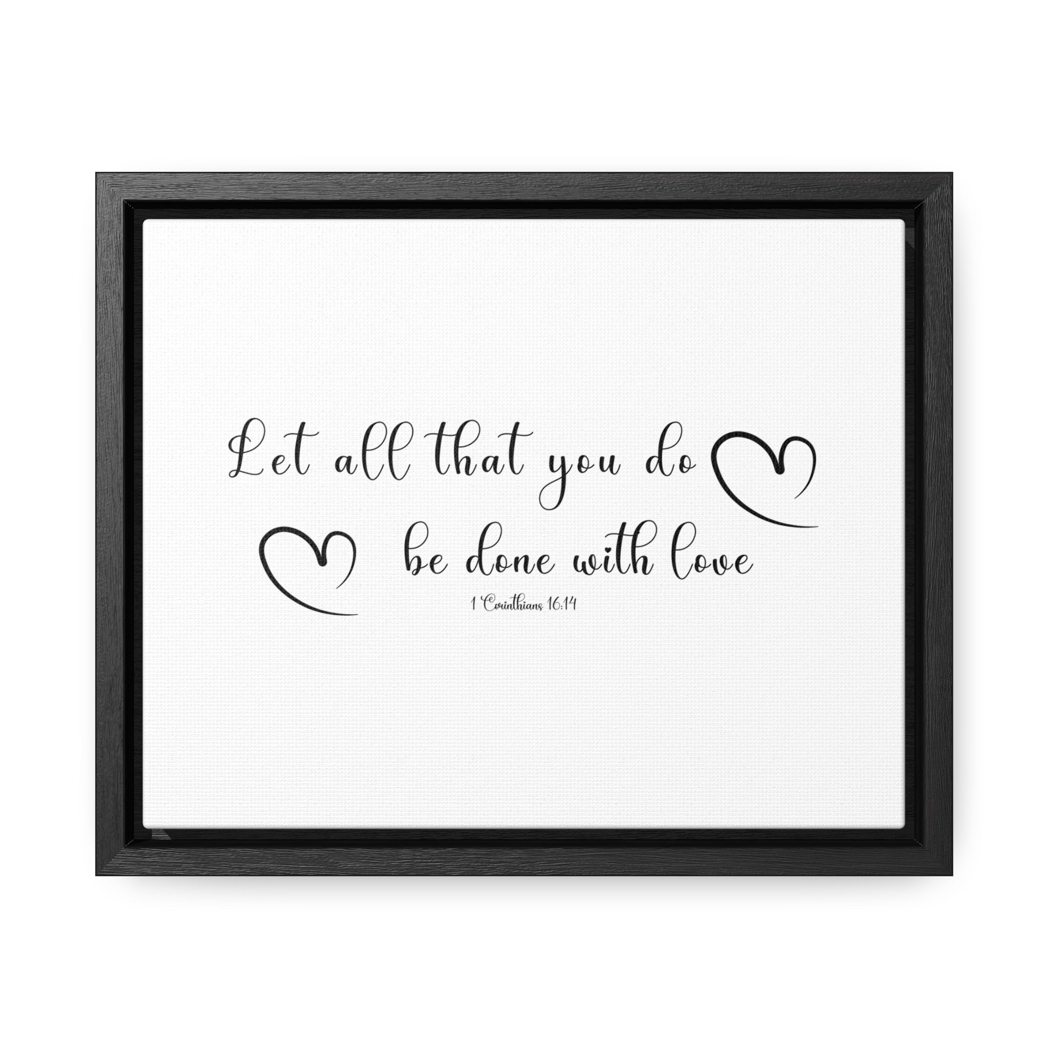 Let All Be Done In Love | Christian Wall Art