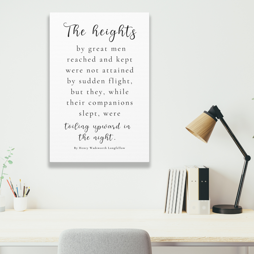 The Heights By Great Men | Office Wall Art