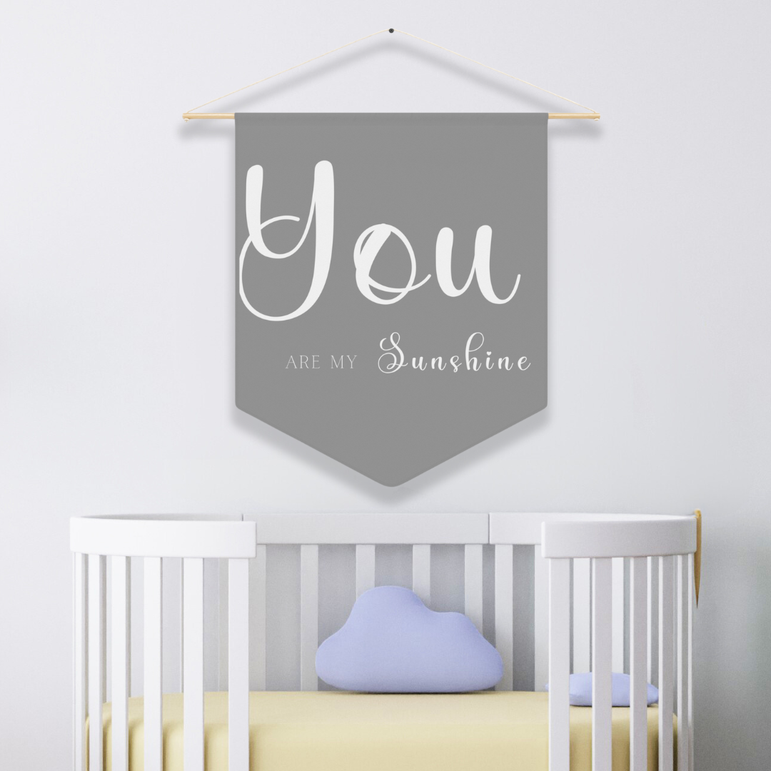 You Are My Sunshine | Nursery Pennant Wall Art