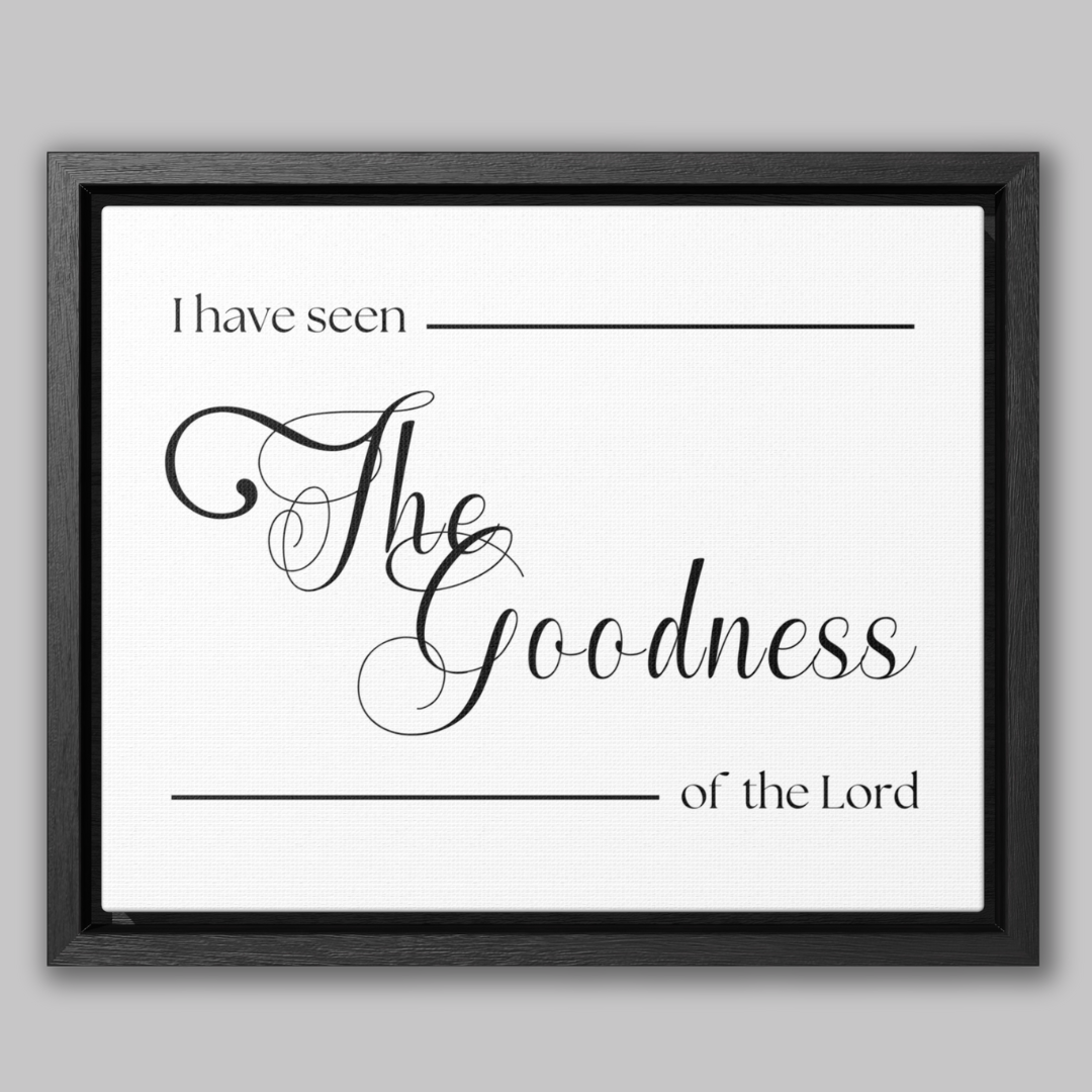 Goodness Of The Lord | Christian Wall Art