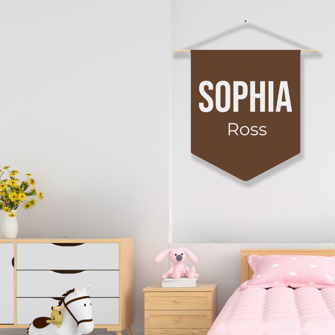 Custom kids Names | Wall Pennant Banner