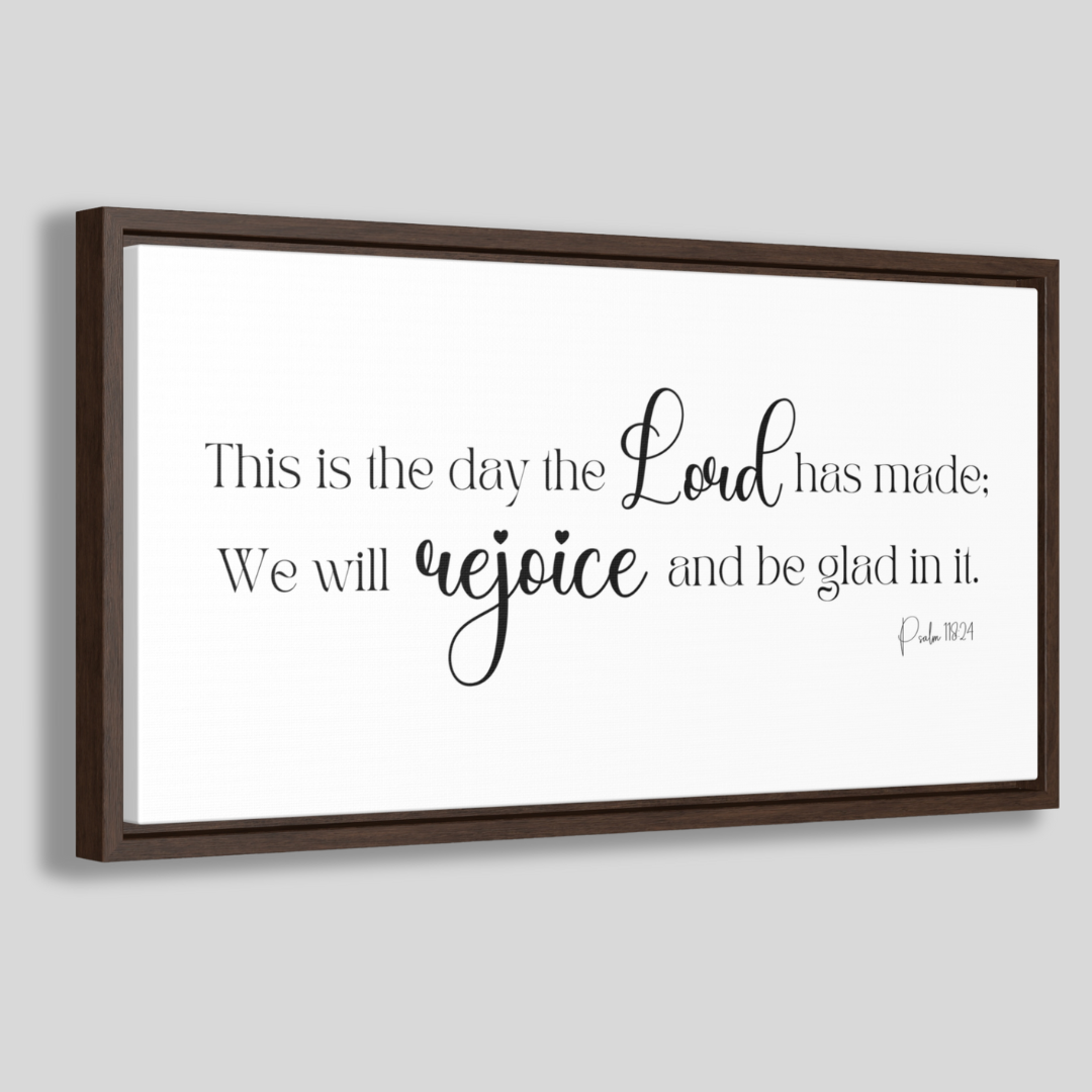 This Is The Day The Lord Has Made | Christian Wall Art