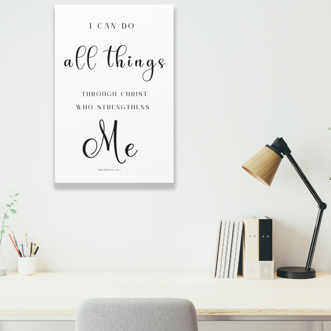 I Can Do All Things | Office Wall Art