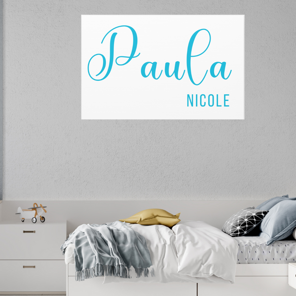 Baby name |  Kids Canvas Wall Art