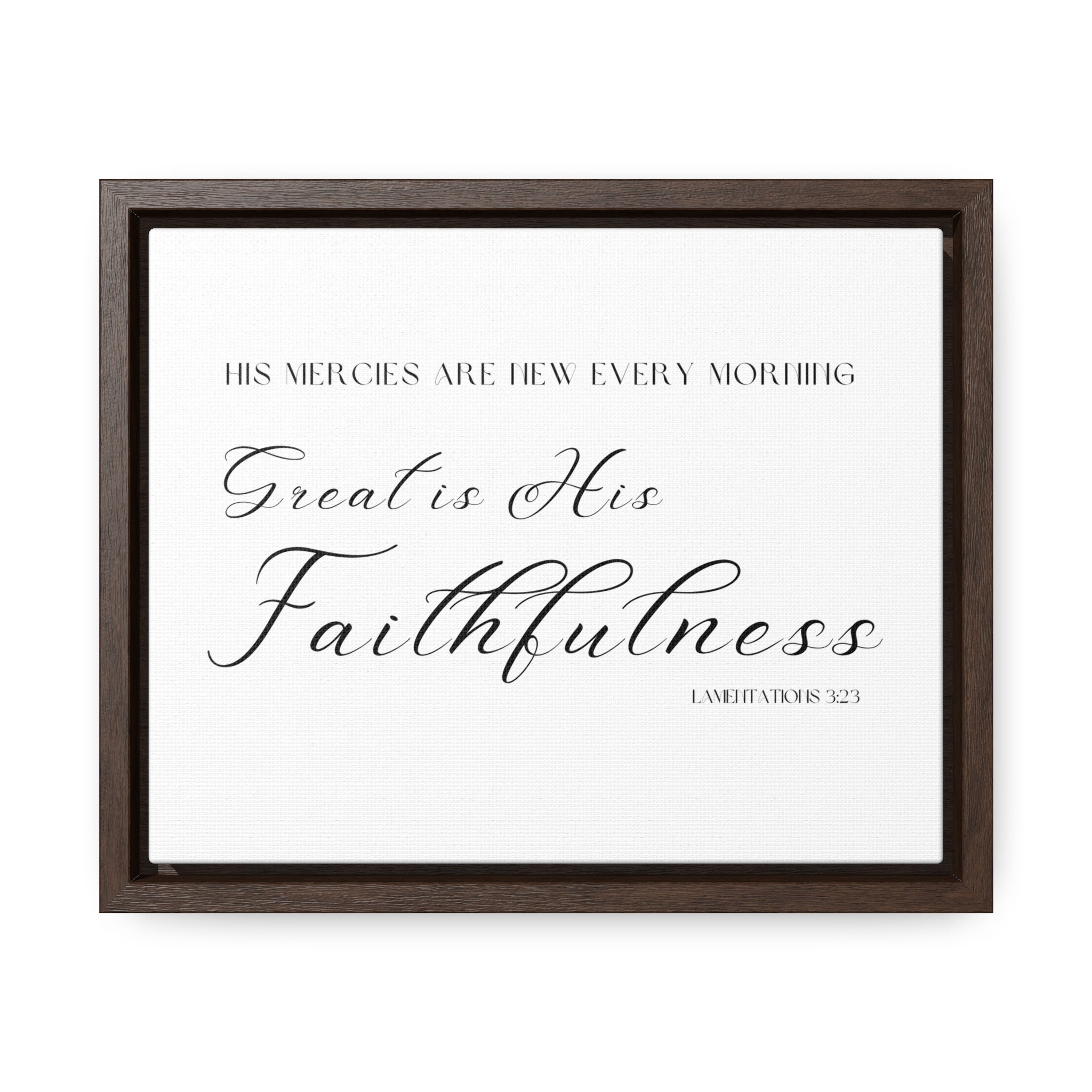 Great Is His Faithfulness | Christian Wall Art